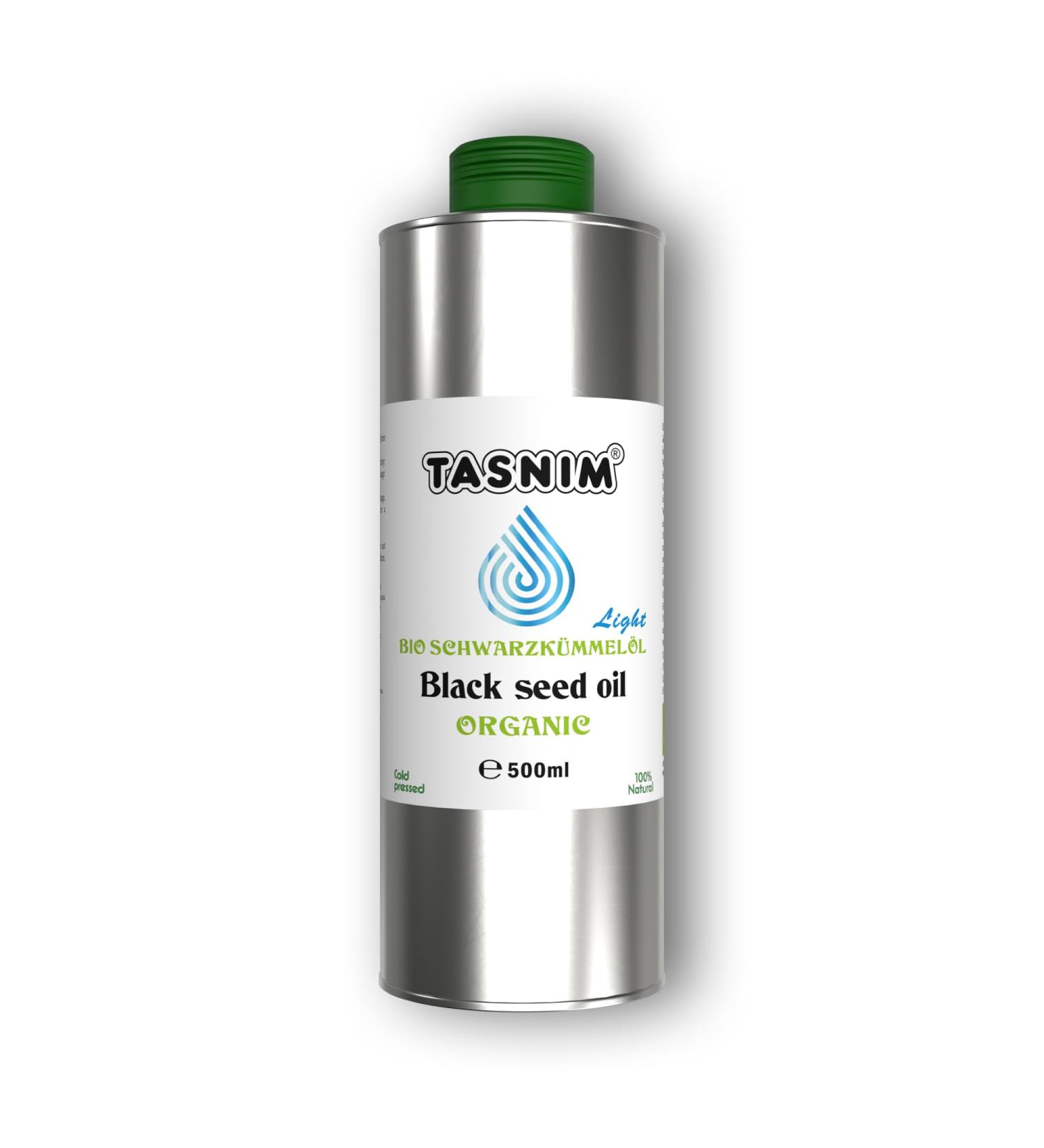 Tasnim Organic Light Black Seed Oil - 500 ml