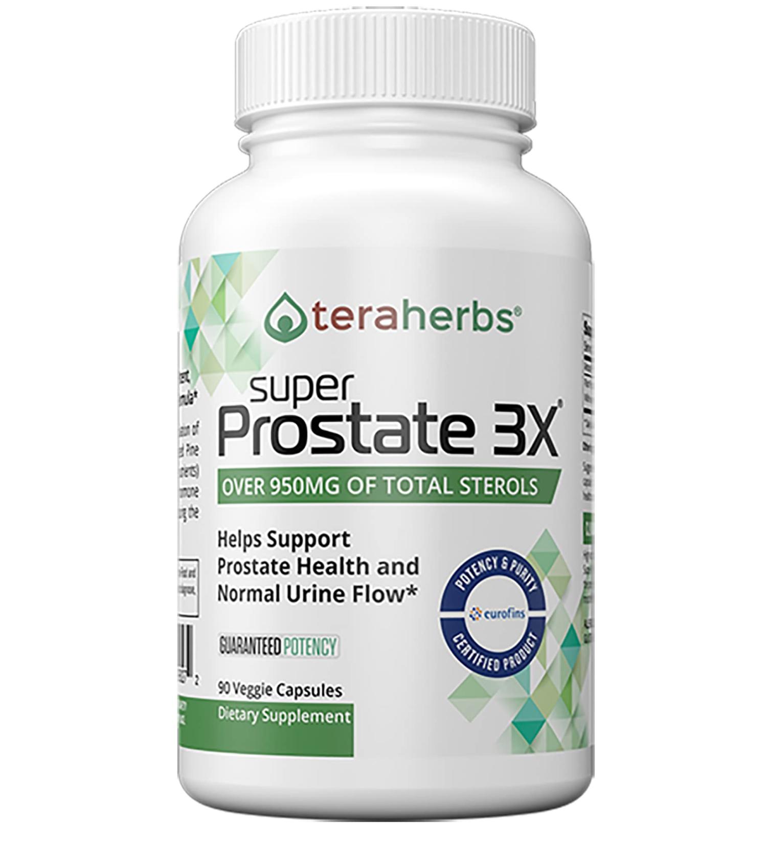 teraherbs Super Prostate 3X - Bladder Control & Support for Enlarged Prostate & Frequent Urination - Prostate Supplements for Men - 90 Capsules 1 - Buy Online on GoSupps.com