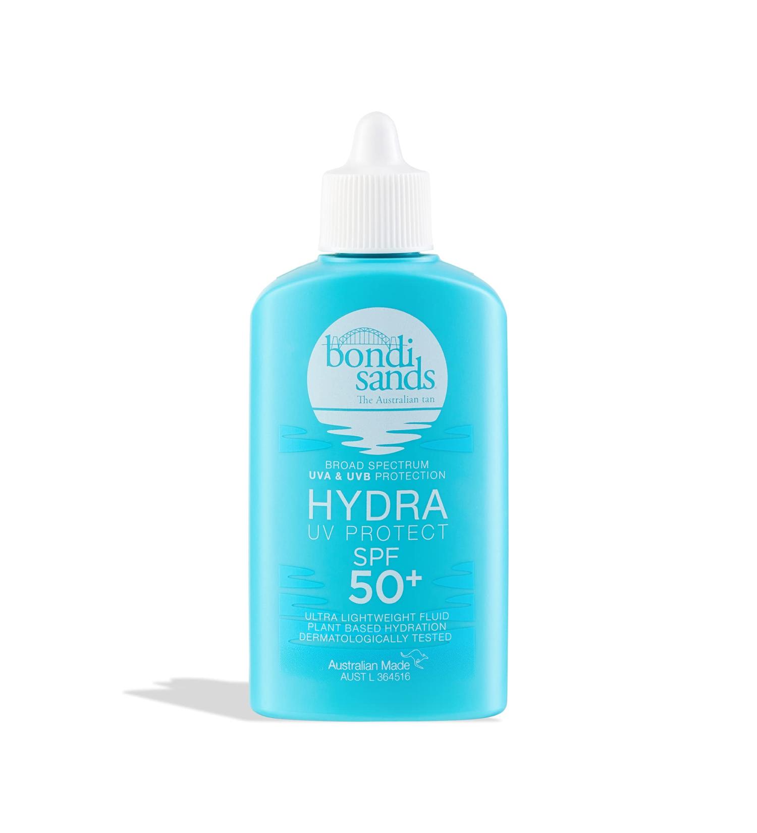 Bondi Sands Hydra UV Protect SPF 50+ Face Fluid - Waterproof Sunscreen for Face | UVA UVB Protection | 40 ml - Buy Online on GoSupps.com