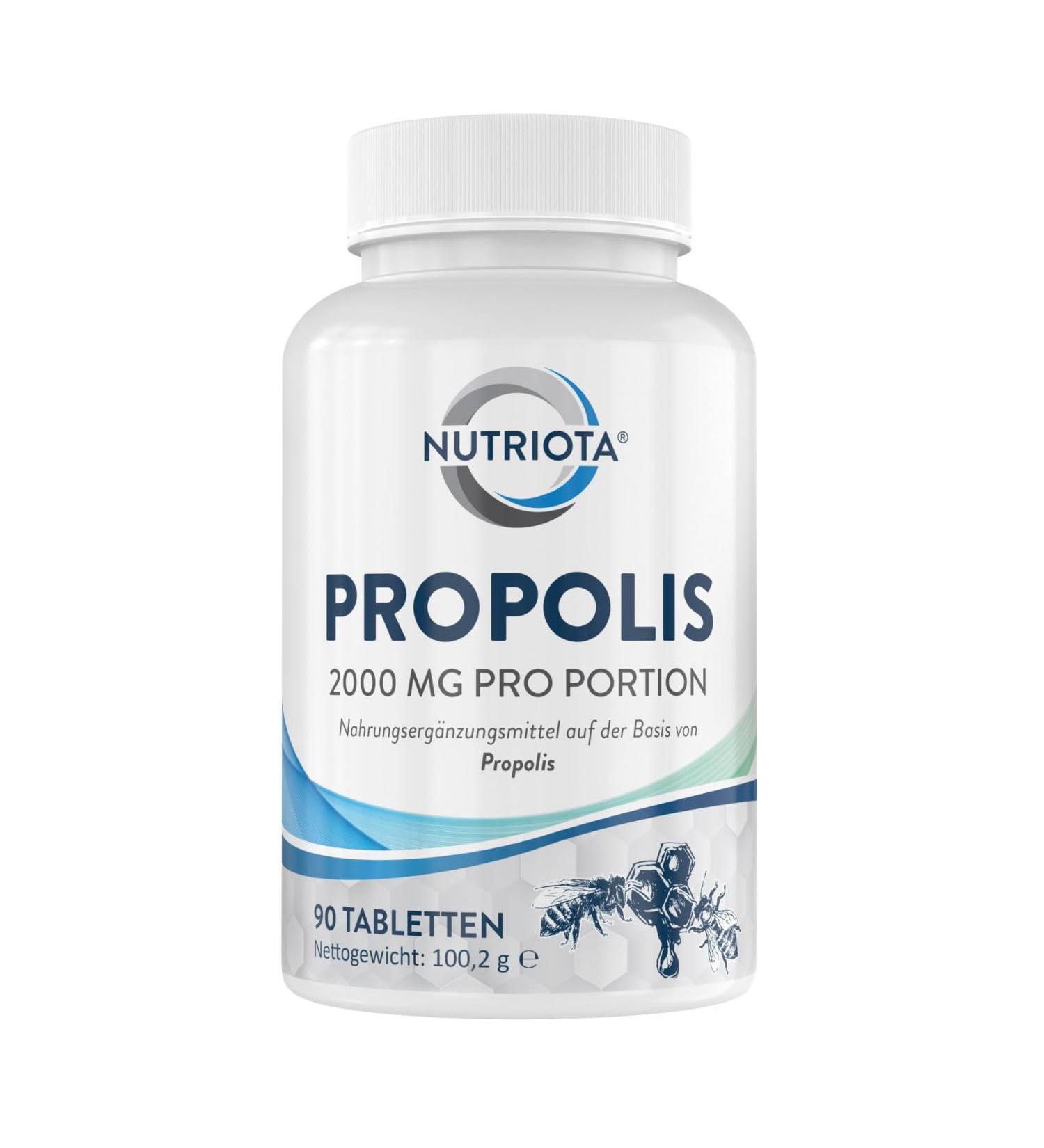 Buy Bees Propolis Tablets 2000mg - High-Strength Vegan Dietary Supplements for Immune Support | 90 Count - Buy Online on GoSupps.com