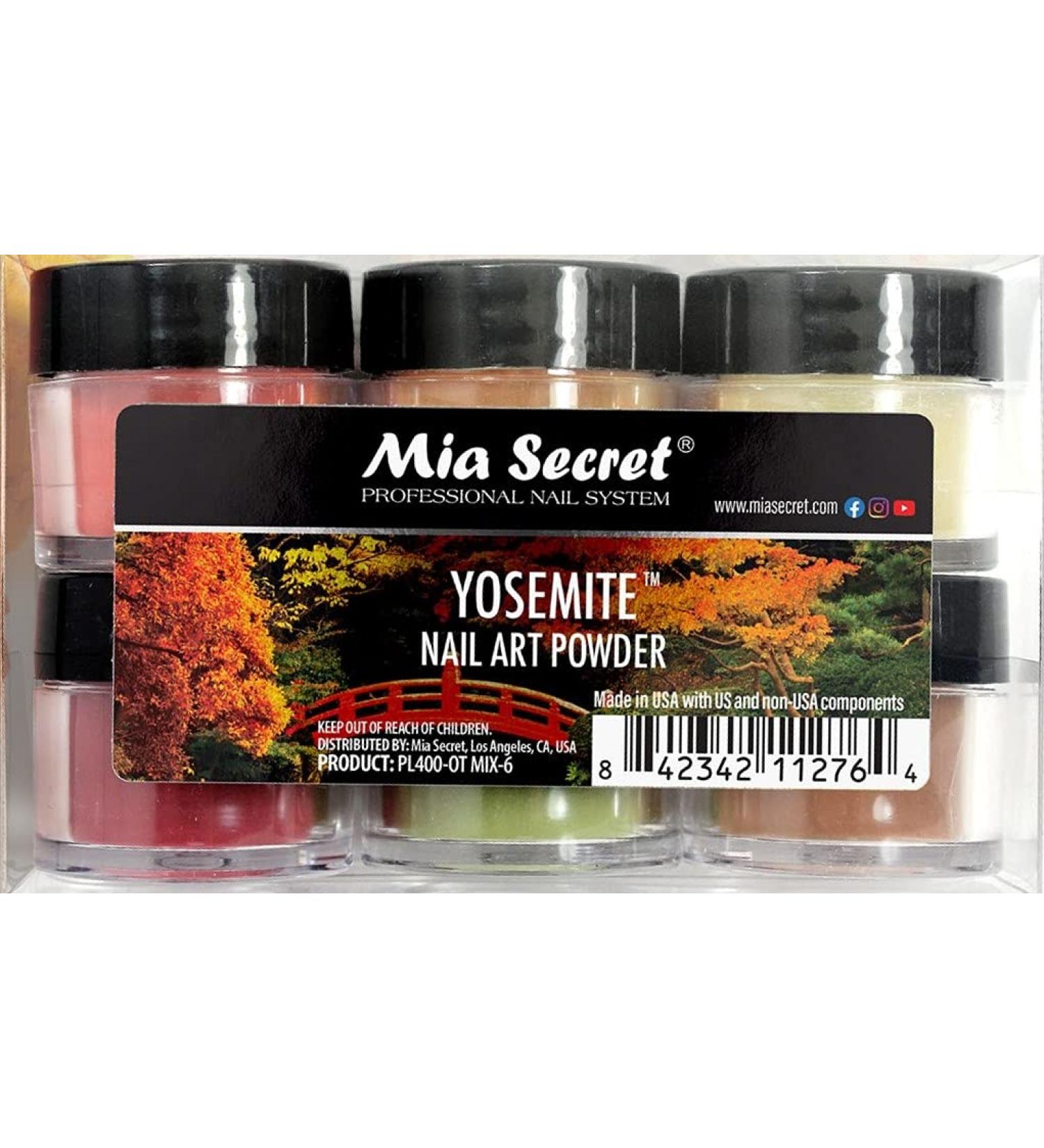 Mia Secret Yosemite Acrylic Powder Collection - Autumn/Fall 6PCS Kit for Acrylic Nails - Buy Online on GoSupps.com