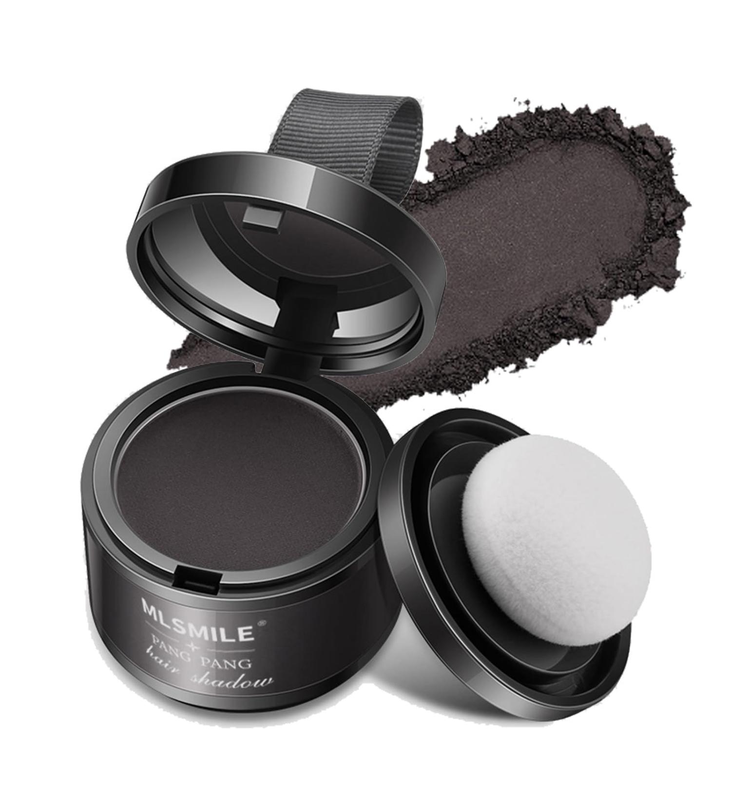Root Touch Up Powder Hairline Powder Instant Hair Loss Concealer Hair Powder for Thinning Hair Hair Powder Women Windproof & Sweatproof Hair Root Concealer (Black) - Buy Online on GoSupps.com