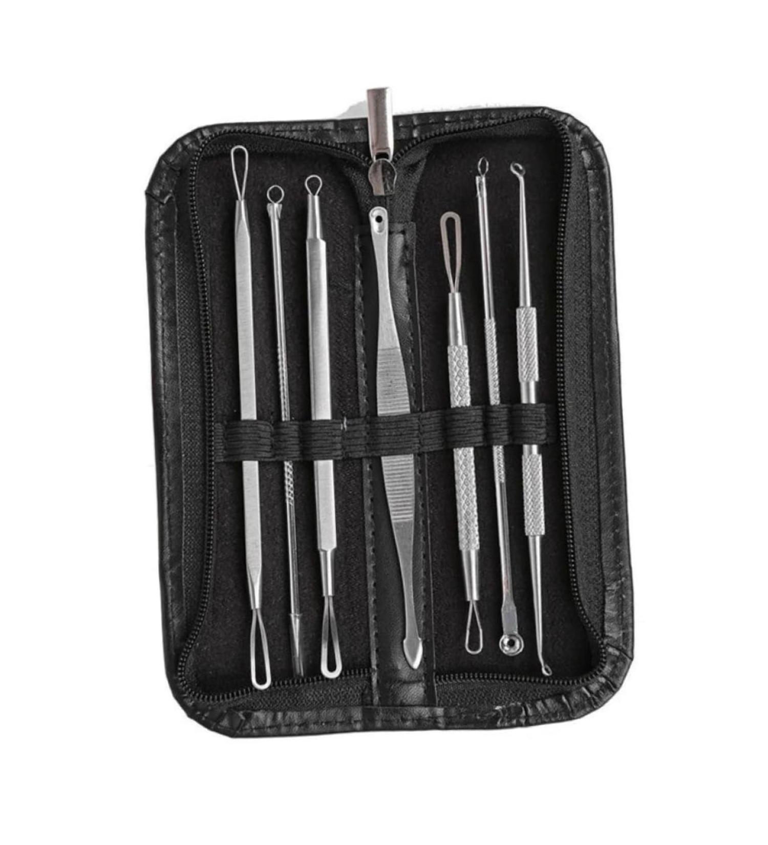 FRCOLOR 7pcs Comedone Extractor Pimple Tools Blackhead Removal Tool Extractor Tools Set - Buy Online on GoSupps.com