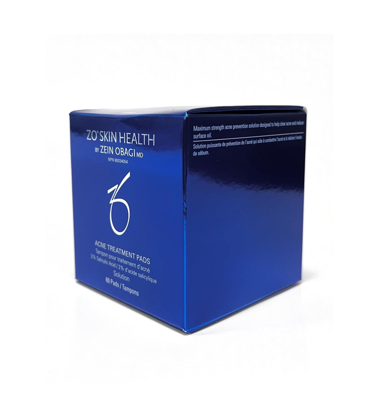 ZO SKIN HEALTH Acne Treatment Pads - 2% Salicylic Acid (60 Pads) | Buy Internationally Online - Buy Online on GoSupps.com