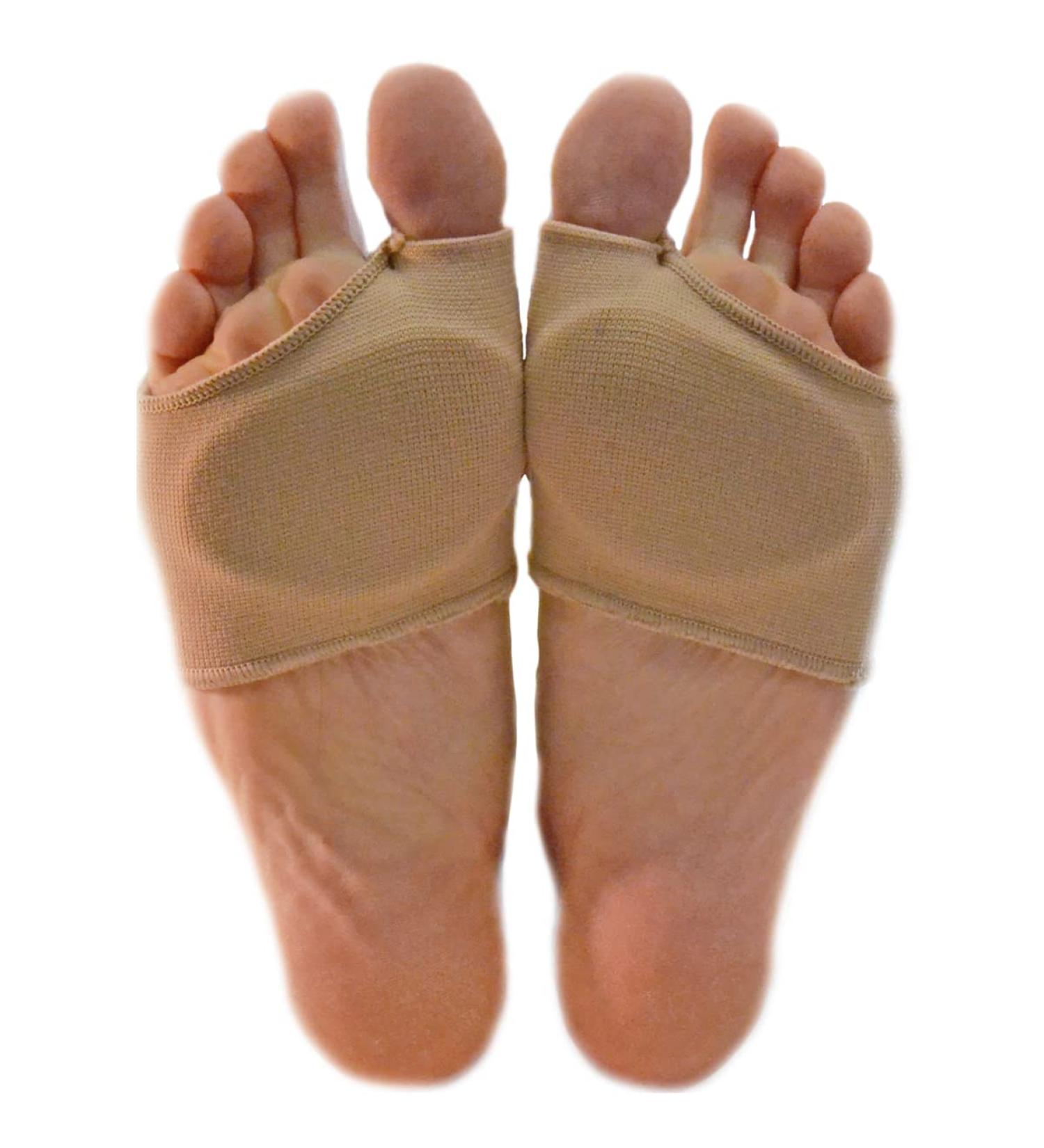 NatraCure Gel Metatarsal Pads - 1 Pair for Metatarsalgia Relief - Small/Medium Size - Ball of Foot Pain Cushion (Pack of 2) - Buy Online on GoSupps.com