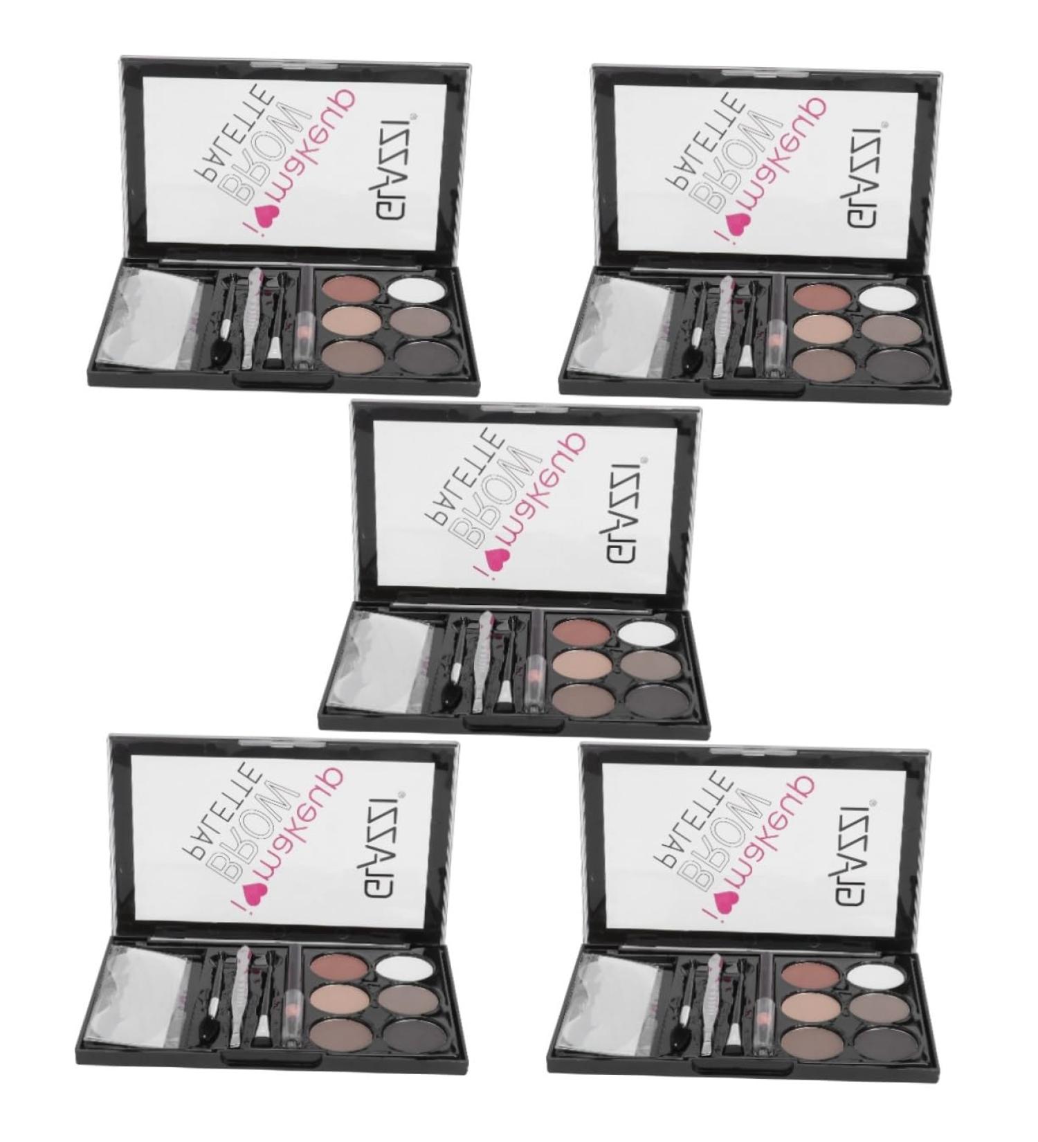 TOVINANNA 5 Sets Eyebrow Powder Set Lit Eye Brow Shaping Kit Makeup Brush Eyeow Mp Pe Lasting Miss Abs - Buy Online on GoSupps.com