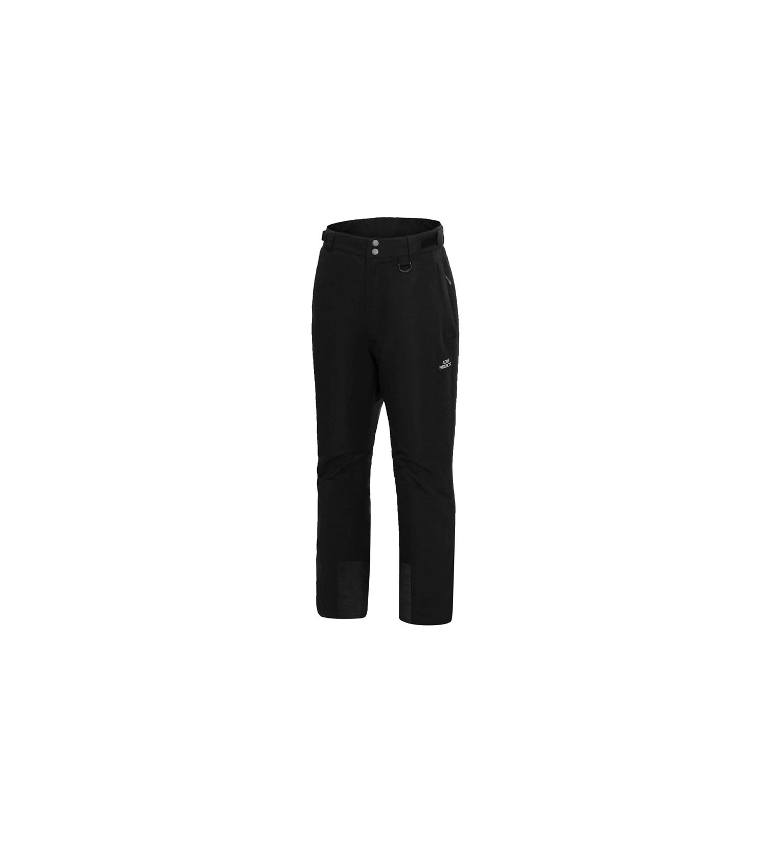 Acme Projects Insulated Snow Pants | Waterproof & Breathable | Zipper Pockets | Taped Seams | 10000mm/3000gm | Large Padded Black - Buy Online on GoSupps.com