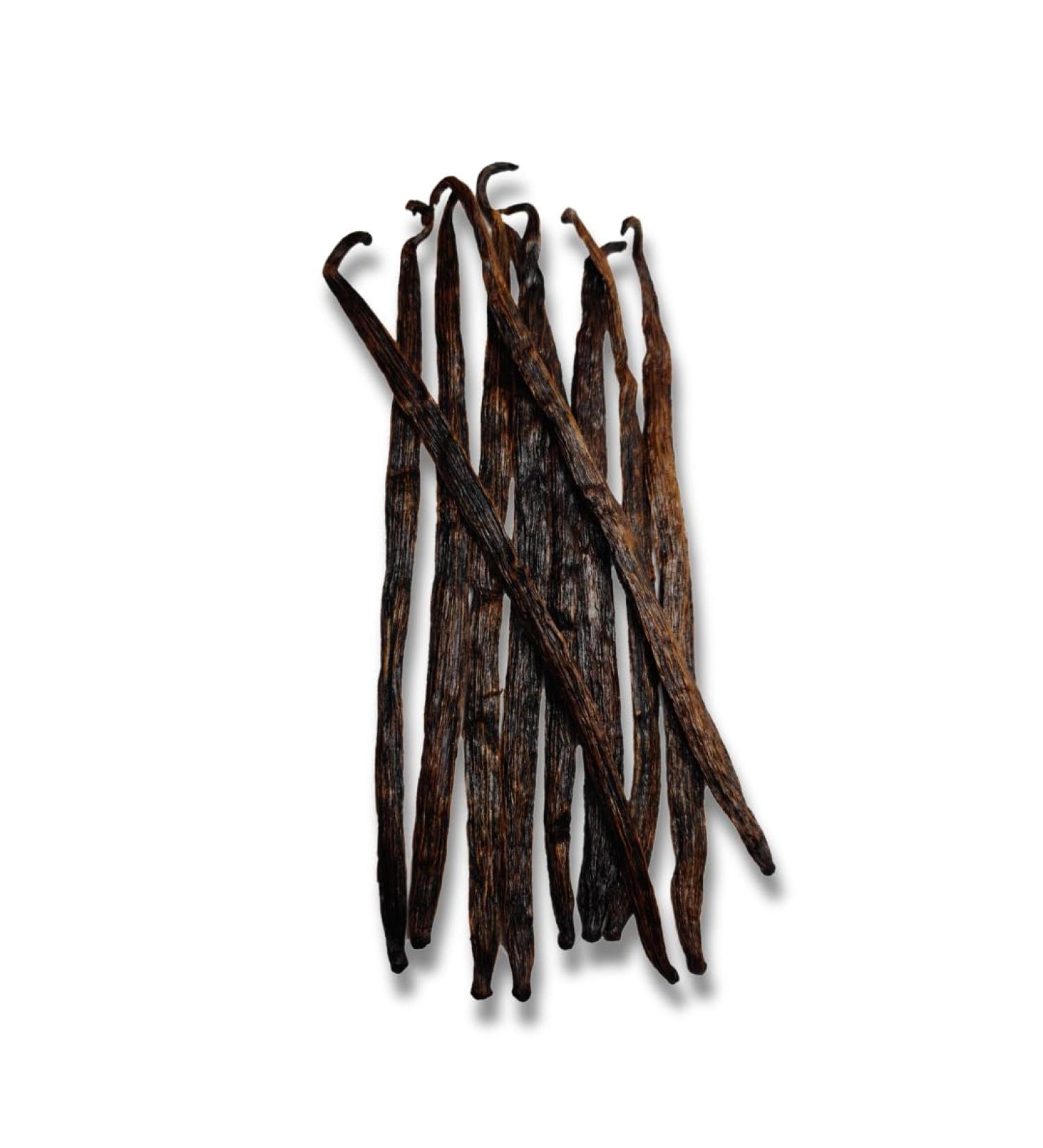 Ugandan Extract Grade-B Vanilla Beans For Extract Making By Count (15 Beans (Pack of 1)) - Buy Online on GoSupps.com