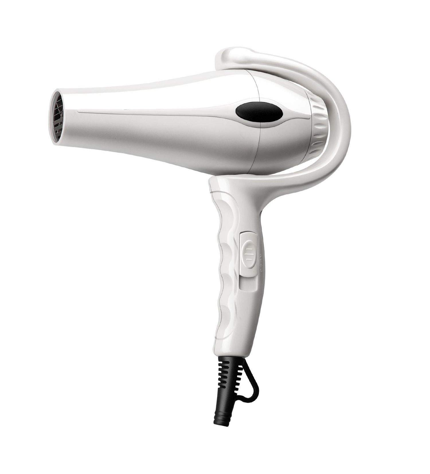 Hairdryer Professional 1600 W Powerful Hair Dryer with 3 Temperature Settings Cool Shot Function Ionic Protect Hair 270 rotatable Handle Design AC Motor Fast Drying Blow Dryer for Home Men Women - Buy Online on GoSupps.com