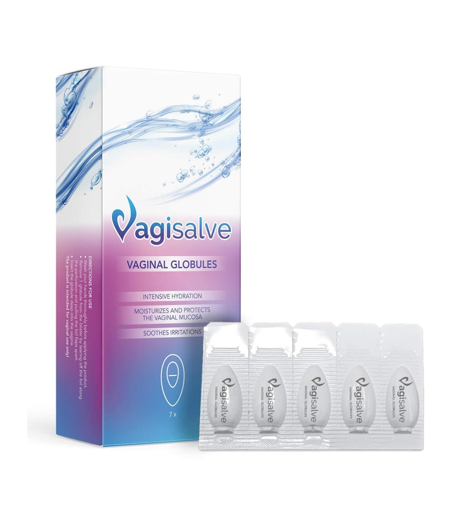 Vagisalve Vaginal Globules | Vaginal Moisturiser | Fast Long-Lasting Relief from Vaginal Dryness and Discomfort | Soothes Irritations | 7 Easy to Use Globules - Buy Online on GoSupps.com