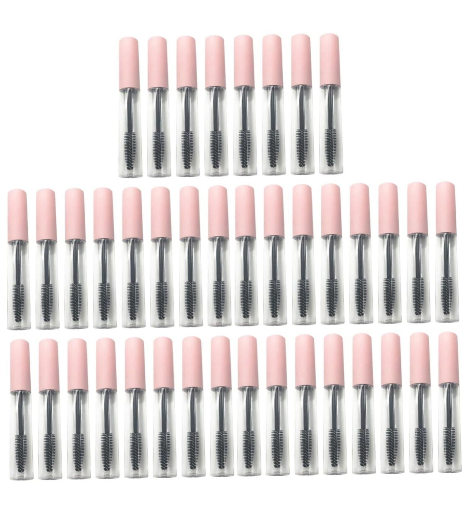 FOYTOKI 40 Pcs Mascara Tube Premium Tubes Eye Shadow Applicator Empty Bottle Tube Lash Applicator Pink Abs - Buy Online on GoSupps.com