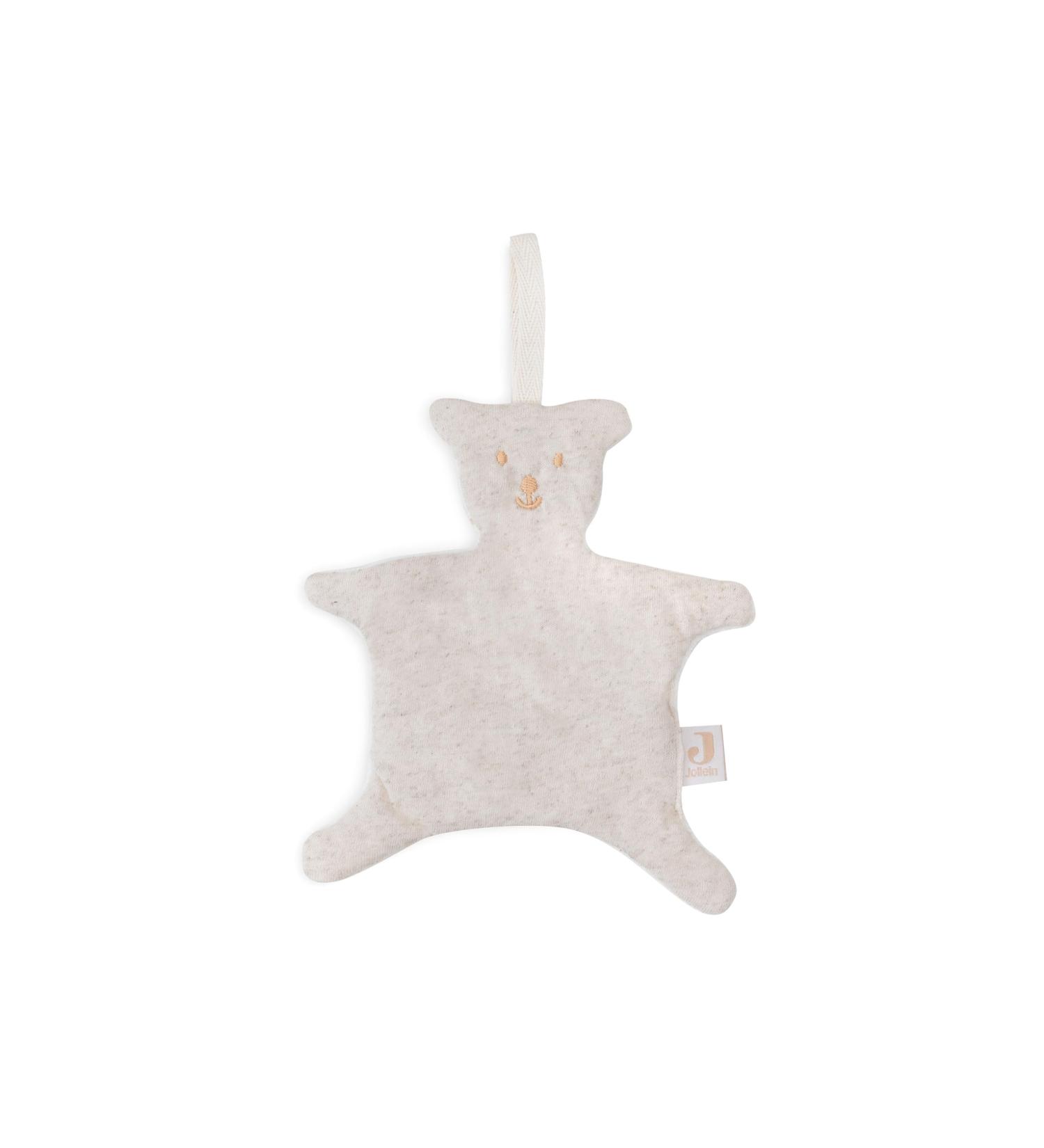 Jollein Cuddly Towel Baby - Harvest Natural Pacifier & Sniffer Towel | 75% Cotton Oeko-Tex Certified - Soft & Safe for Babies - Buy Online on GoSupps.com