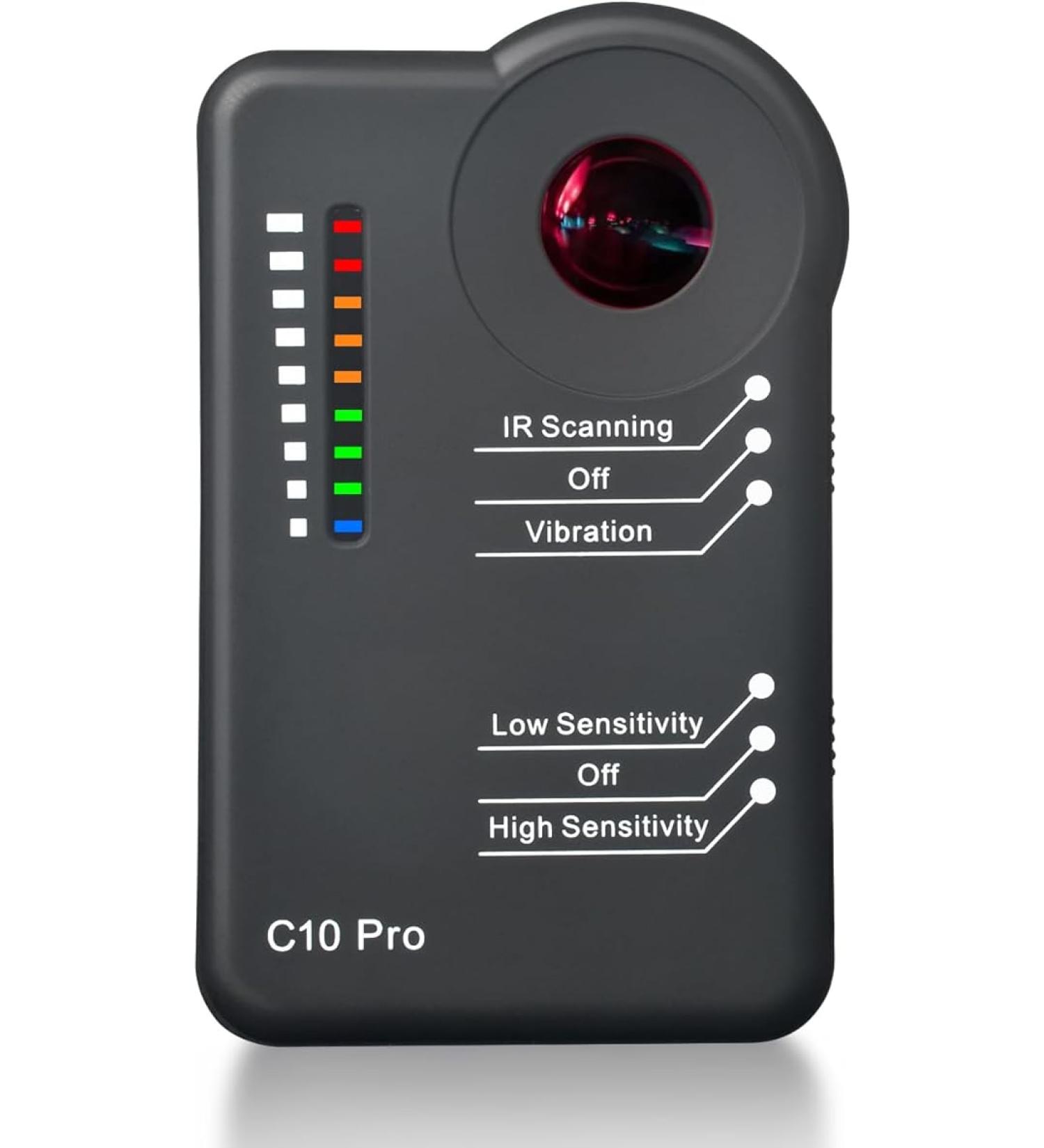 Upgraded Camera Detector Professional Bug RF Detector Hidden Camera Finder Anti Spy Sweeper Portable GPS Tracker Listening Device Signal Scanner for Home Office Car Travel Hotel - Buy Online on GoSupps.com