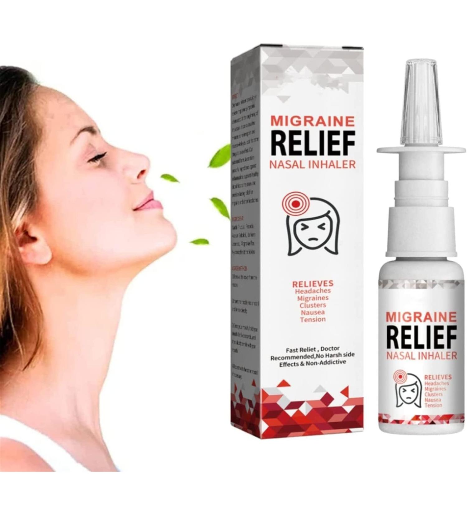 Migcare Migraine Relief Nasal Inhaler 30ml Headache & Tension Relief Stress & Anxiety Relief (1 PCS) - Fast-Acting International Shipping - Buy Online on GoSupps.com