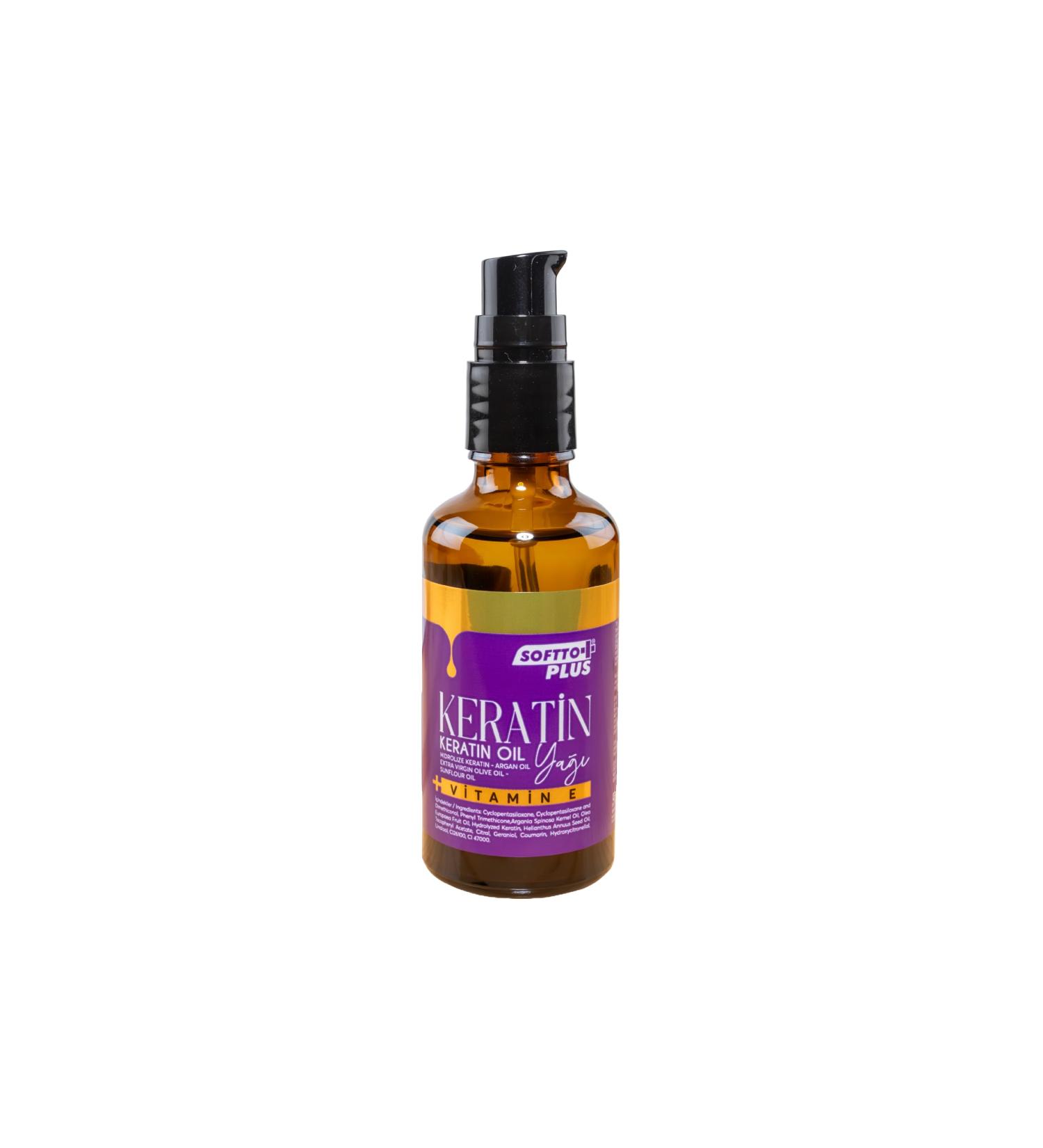 SofttoPlus Softto+Plus Keratin hair care serum + vitamin E intensive care - Buy Online on GoSupps.com