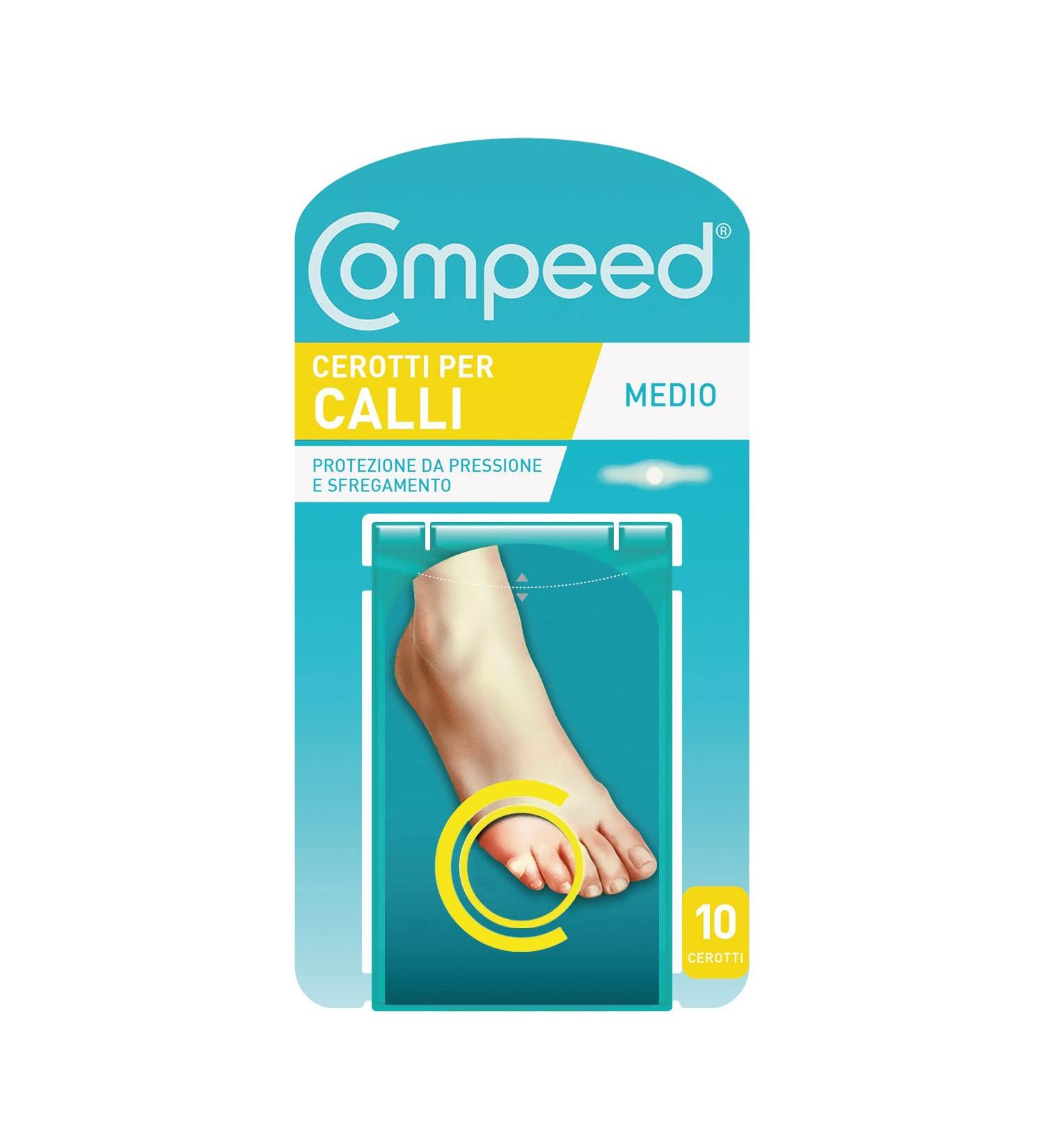 Compeed Medium Callus Removers - 10 Cleaners for Smooth Feet | Fast International Shipping - Buy Online on GoSupps.com