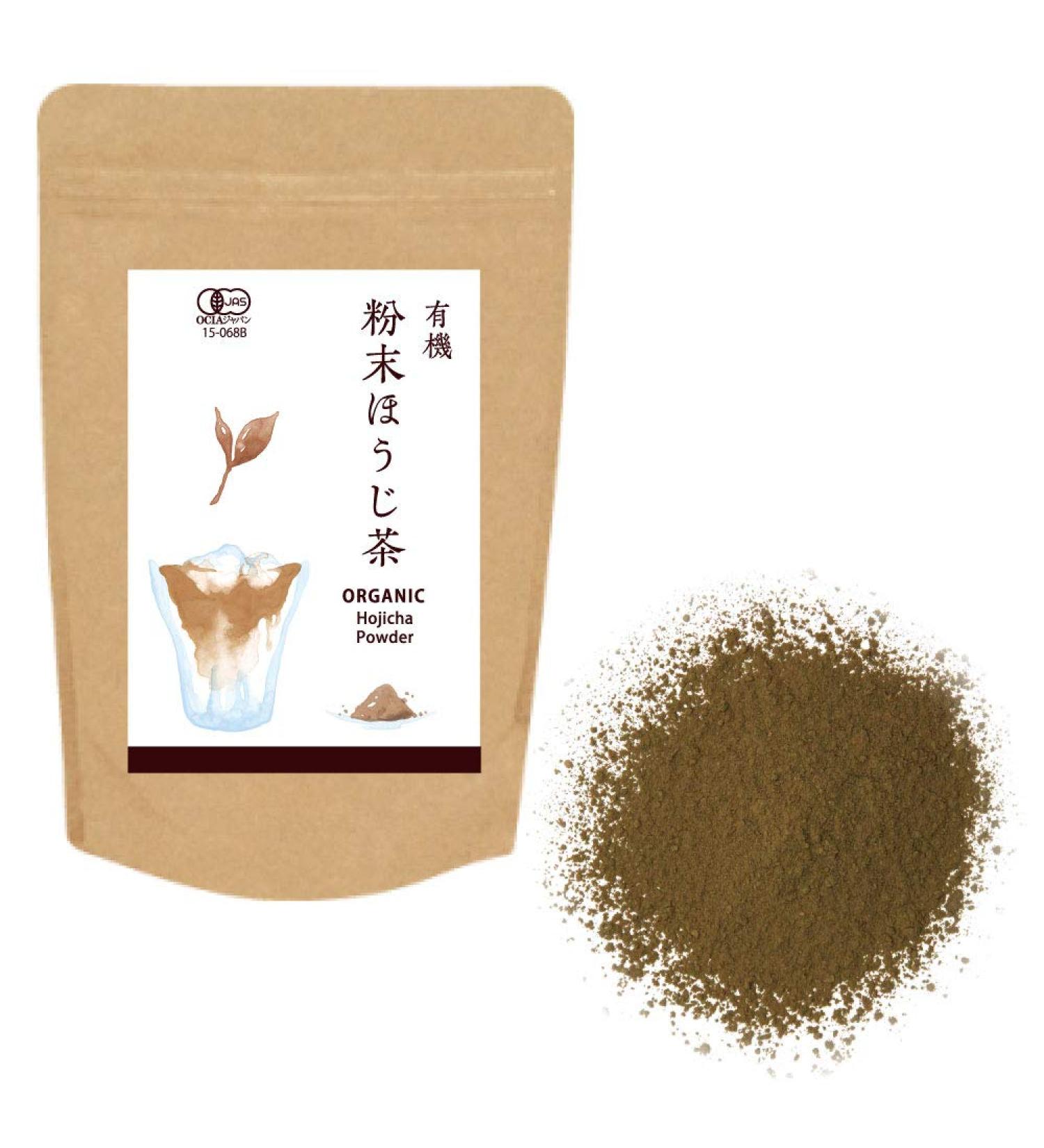Organic Hojicha Powder 100g/3.5oz | Premium Culinary Grade from Shizuoka Japan | Japanese Tea KIMIKURA - Buy Online on GoSupps.com
