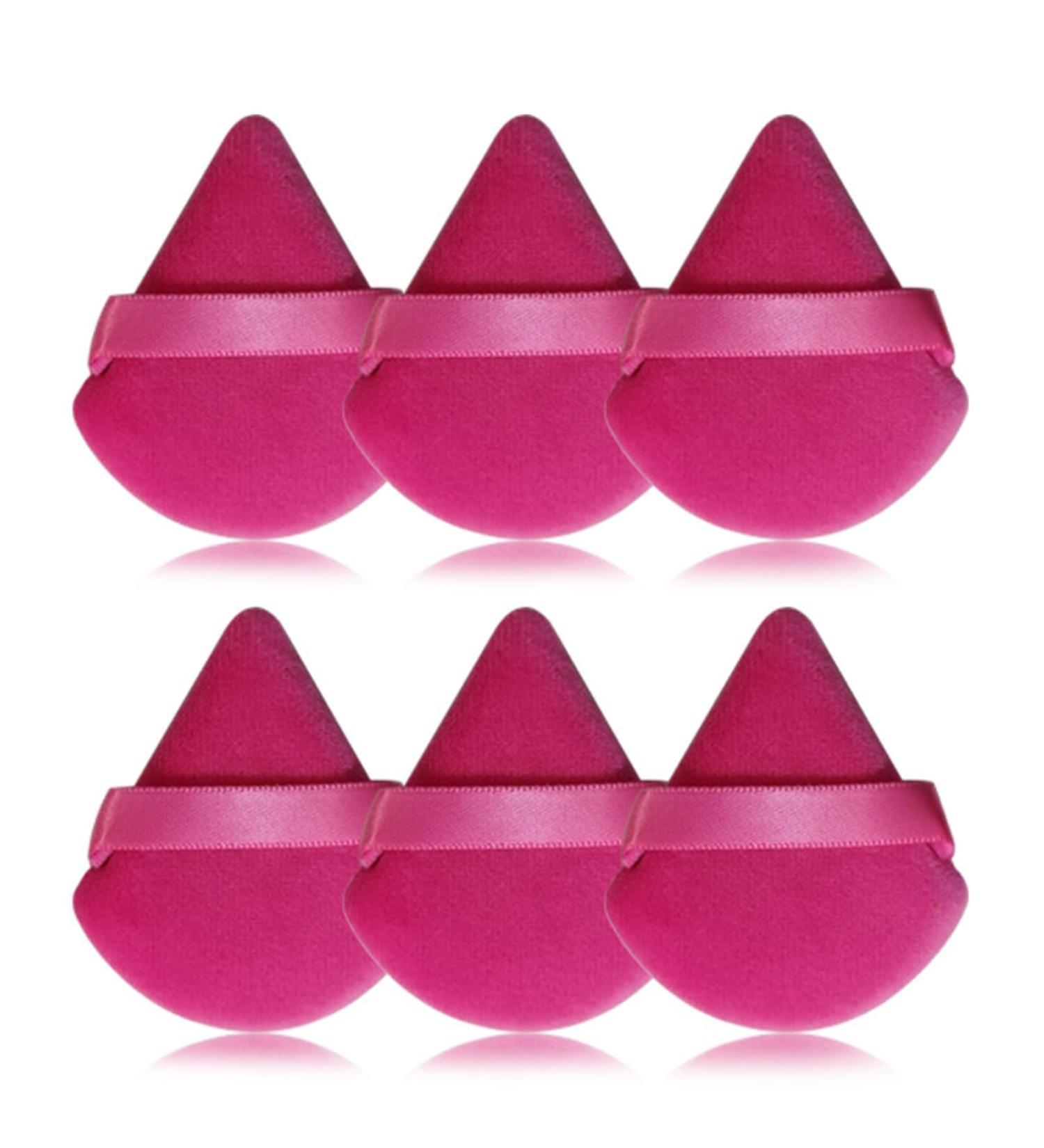 VOCUEL 4/6/15Pcs Powder Puff Face Soft Triangles Makeup Puff for Loose Powder Mineral Powder Cosmetic Makeup Tools - Buy Online on GoSupps.com