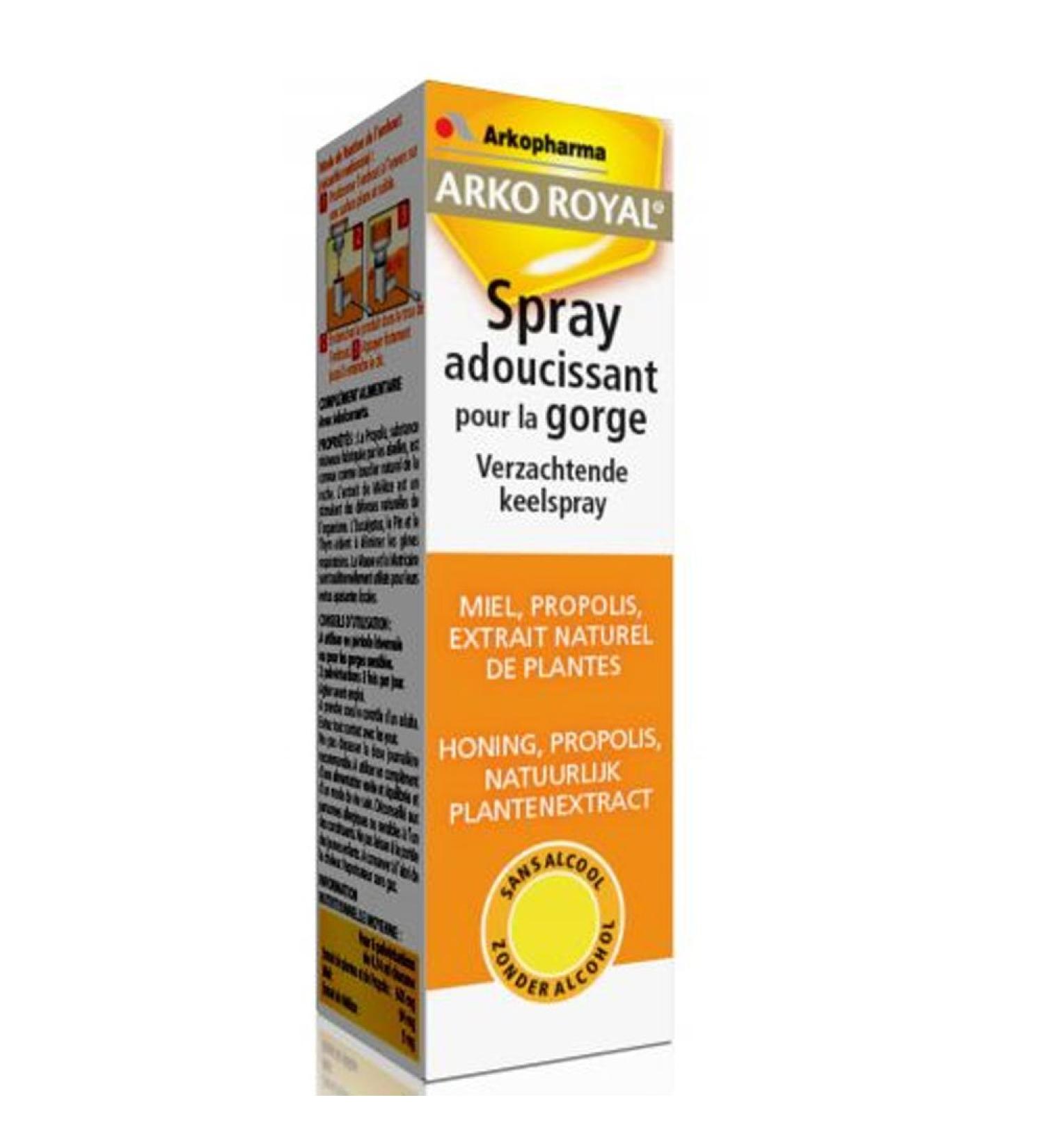 Arkopharma Arkopharma Arkoroyal Propolis Soothing Throat Spray 30ml - Pack of 2