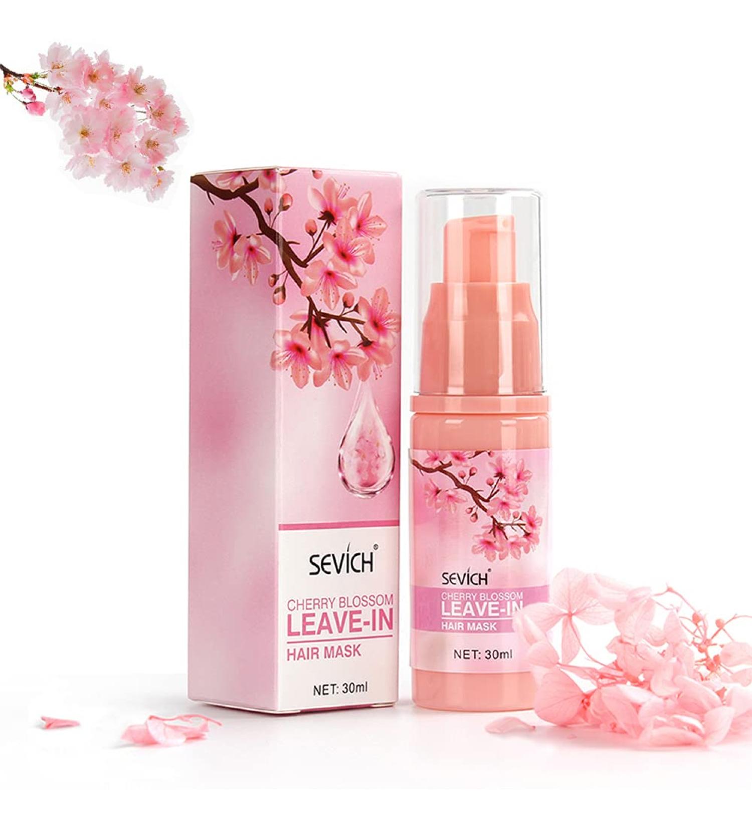 SEVICH Cherry Blossom Hair Treatment Mask 30ml - Deep Conditioner for Dry, Damaged Hair | Scalp Massage Treatment - Buy Online on GoSupps.com