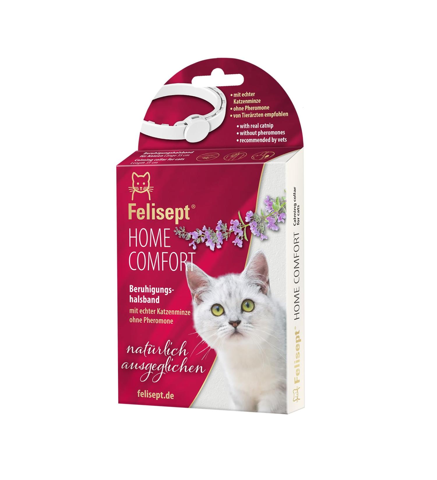 Felisept Home Comfort Elbe - Natural Cat Sedative with Catnip for Stress Relief | Safe Non-Pheromone Solution for Cats - Buy Online on GoSupps.com