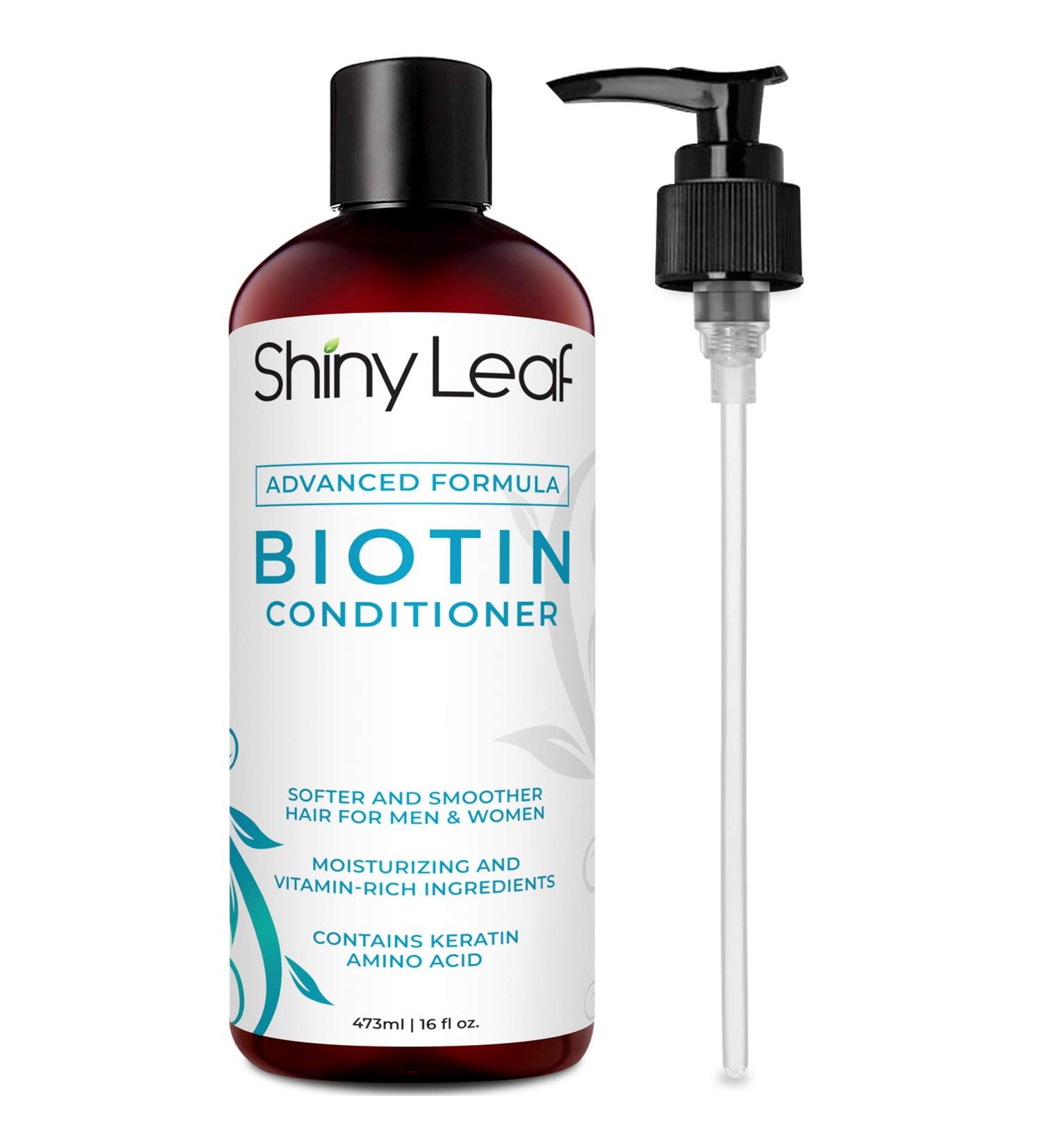 Biotin Conditioner for Natural Hair - Sulfate-Free, Paraben-Free, Anti-Hair Loss Formula - Promotes Hair Growth, Moisturizing for Thicker & Fuller Hair - 16 oz - Buy Online on GoSupps.com