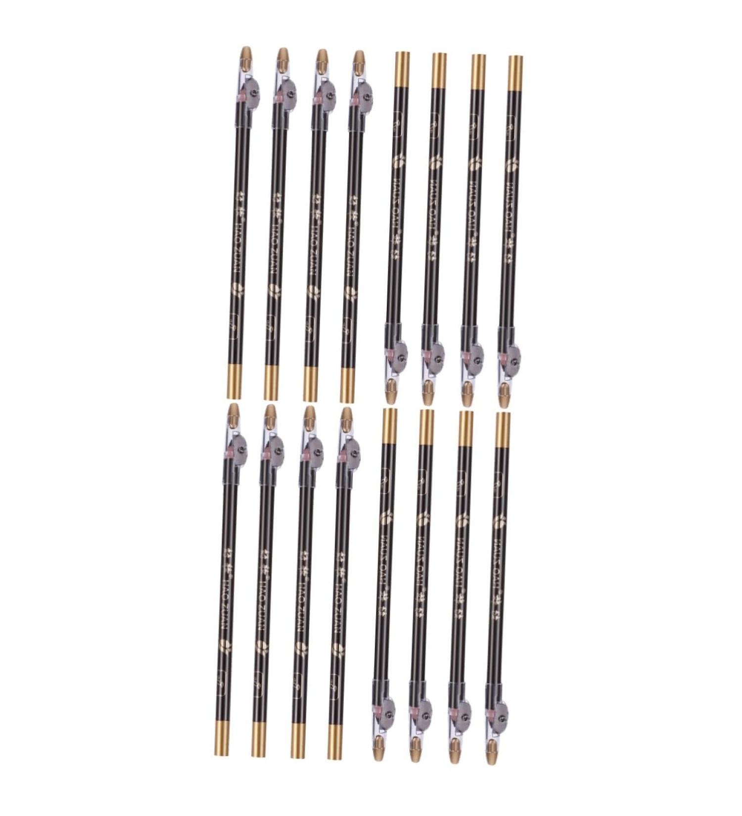 Healvian 16 Pcs Pencil Sharpener Eyebrow Pencil Makeup Pencils Beauty Cosmetic Tool Eyeliner Sharpener Wooden 1 count (Pack of 1) Blackx2pcs - Buy Online on GoSupps.com