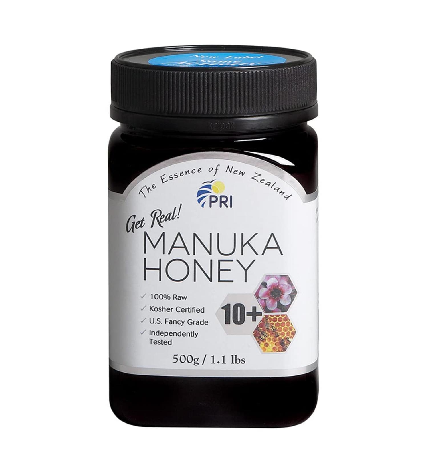 PRI Manuka Honey MGO 100+ | 500g Raw Monofloral New Zealand Honey - Buy Online on GoSupps.com