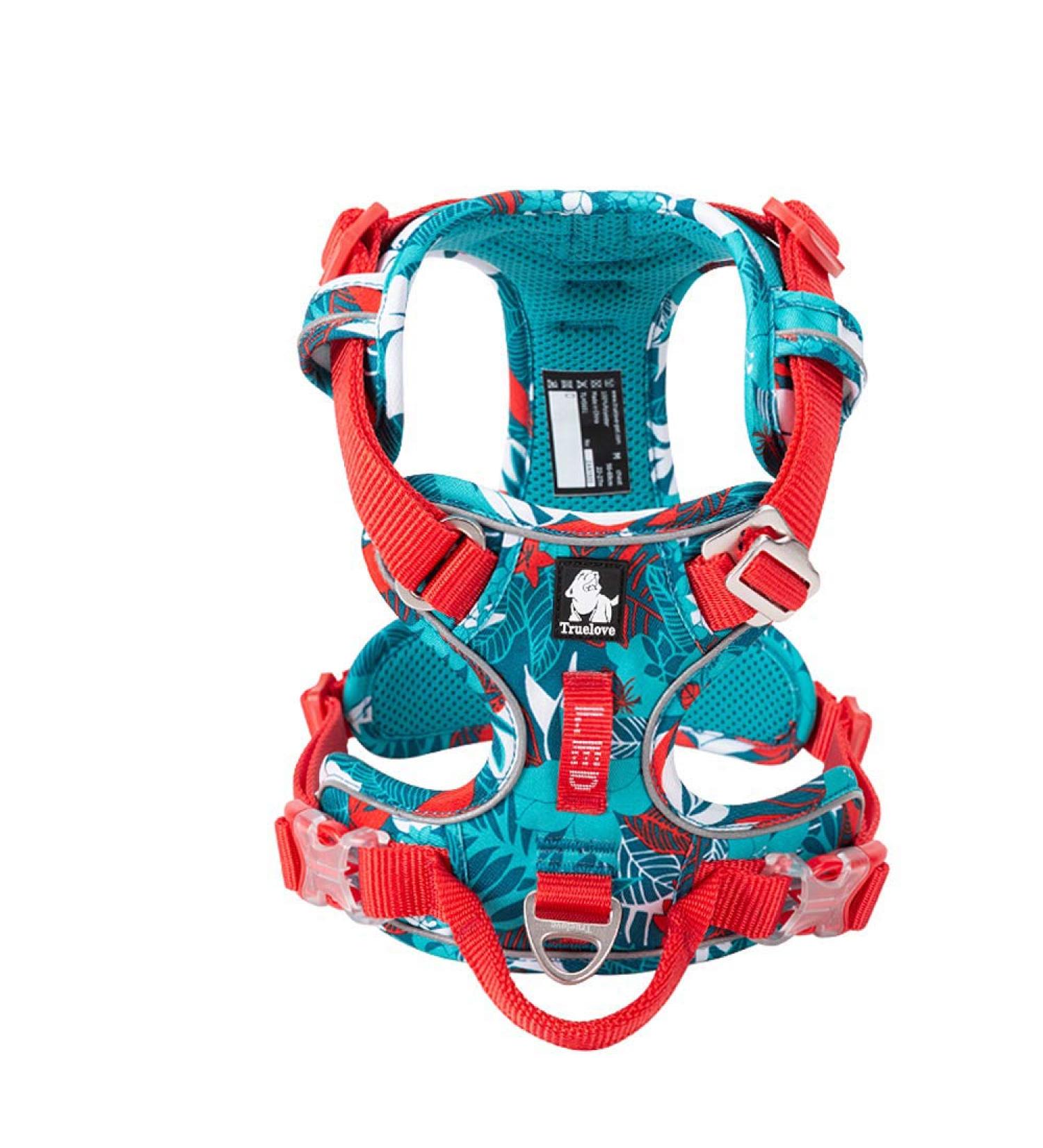 Winhyepet True Love No-Pull Dog Harness - Adjustable Reflective Nylon Vest for Small & Medium Breeds - XL Camouflage Blue - Buy Online on GoSupps.com