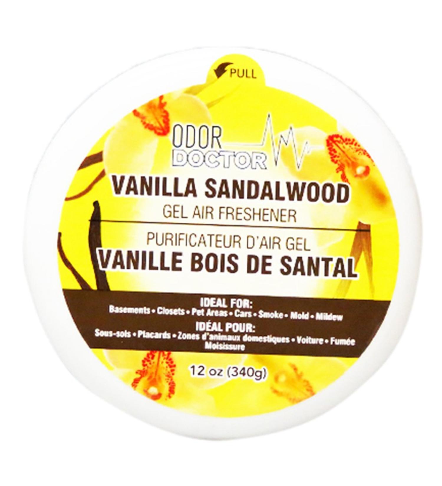 Odor Doctor Gel Air Freshener- Vanilla Sandalwood (340g) 10914A