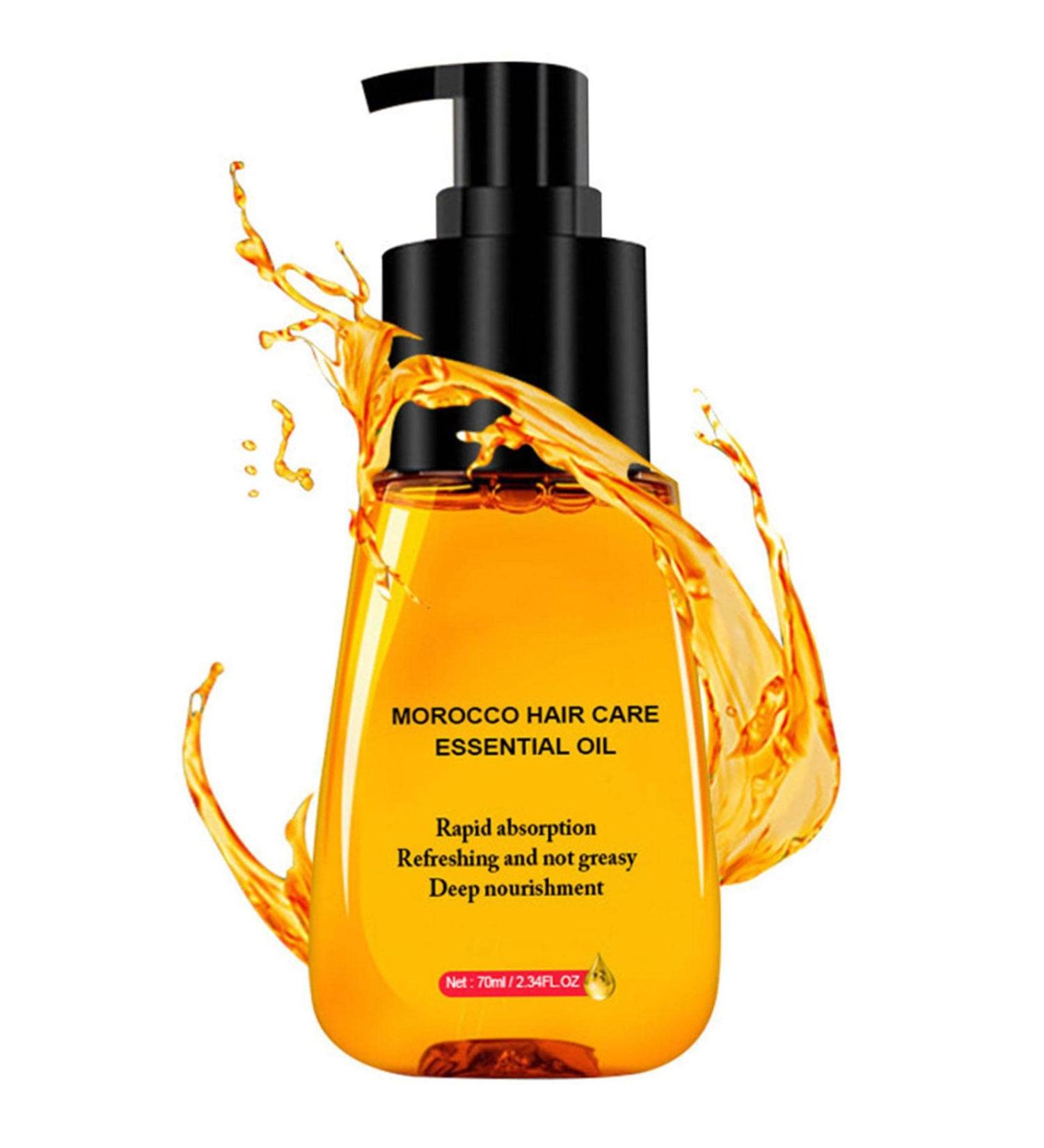 Hair Oil Nourishing Hair Oil for Curly Hair | Argan Oil from Morocco Penetrating Hair Care Silky Moisturizing and Fortifying Oil for Hair - Buy Online on GoSupps.com