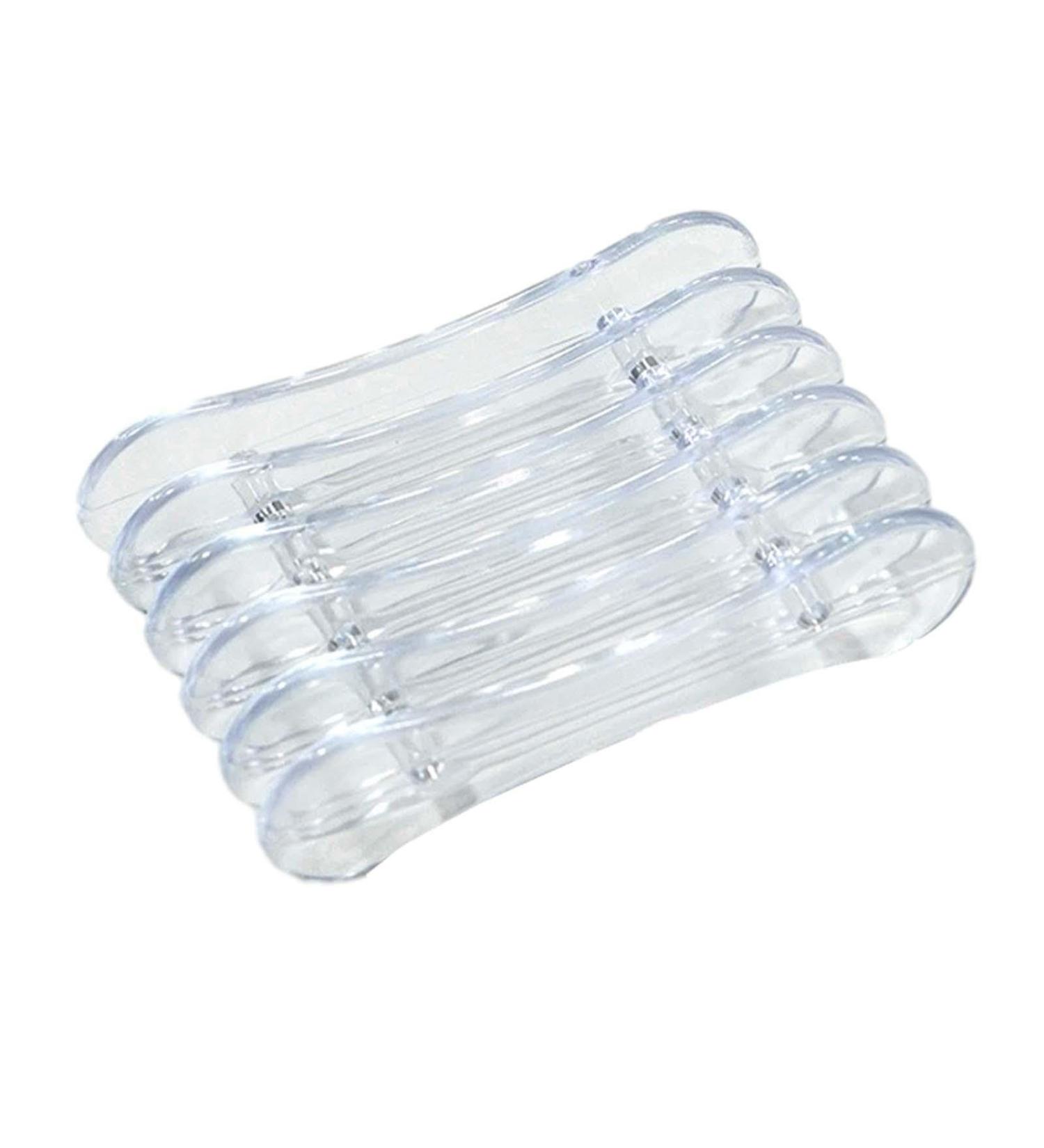 Generic 5 Grid Nail Art Brush Holder Nail Art Pen Rest Portable Brush Display Stand for Gel Brush Drawing Pens Makeup Brushes transparent - Buy Online on GoSupps.com