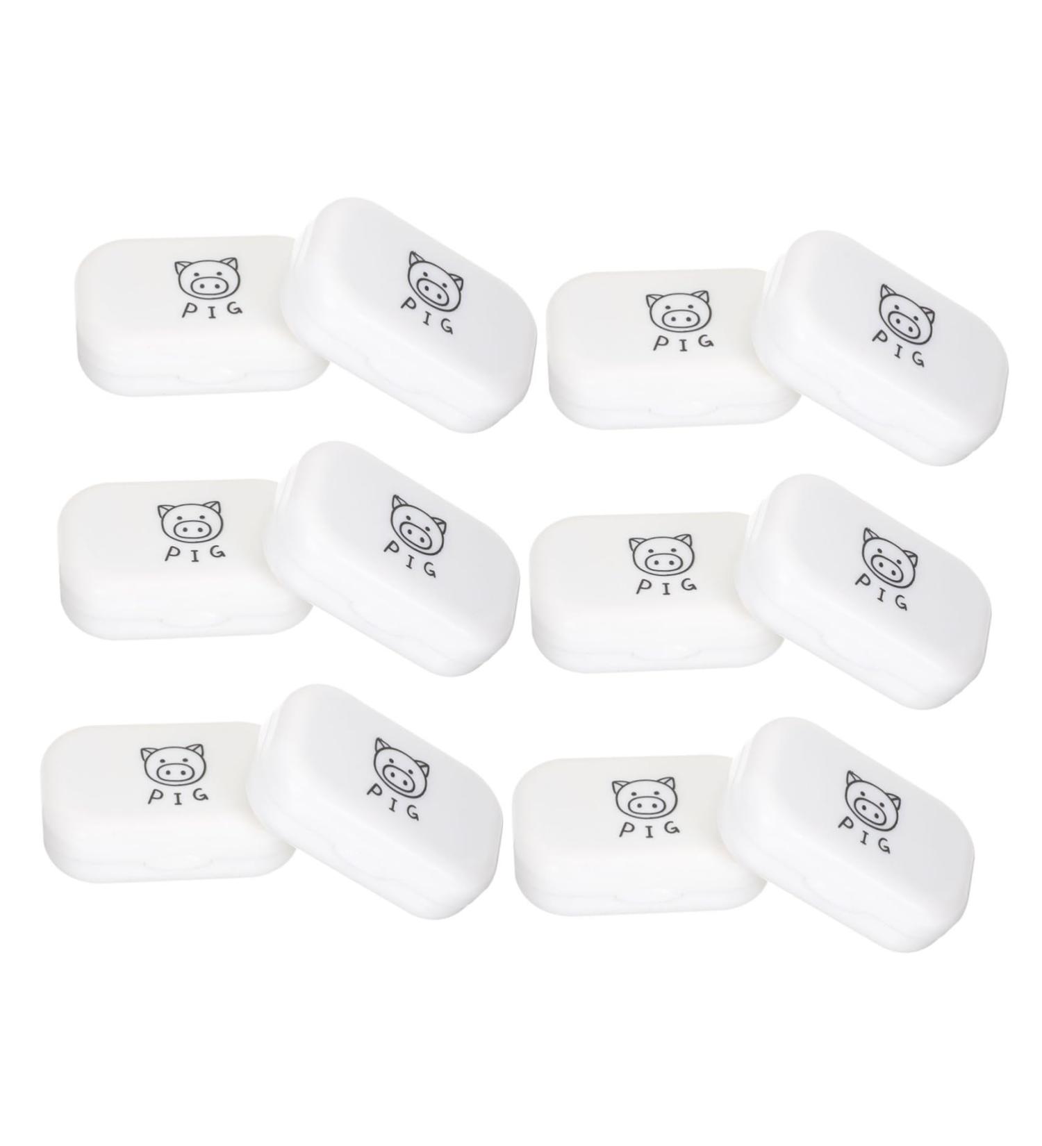 Solustre 24-Piece Contact Lens Case - Portable Travel Lens Carrier & Easy Storage Container - Buy Online on GoSupps.com