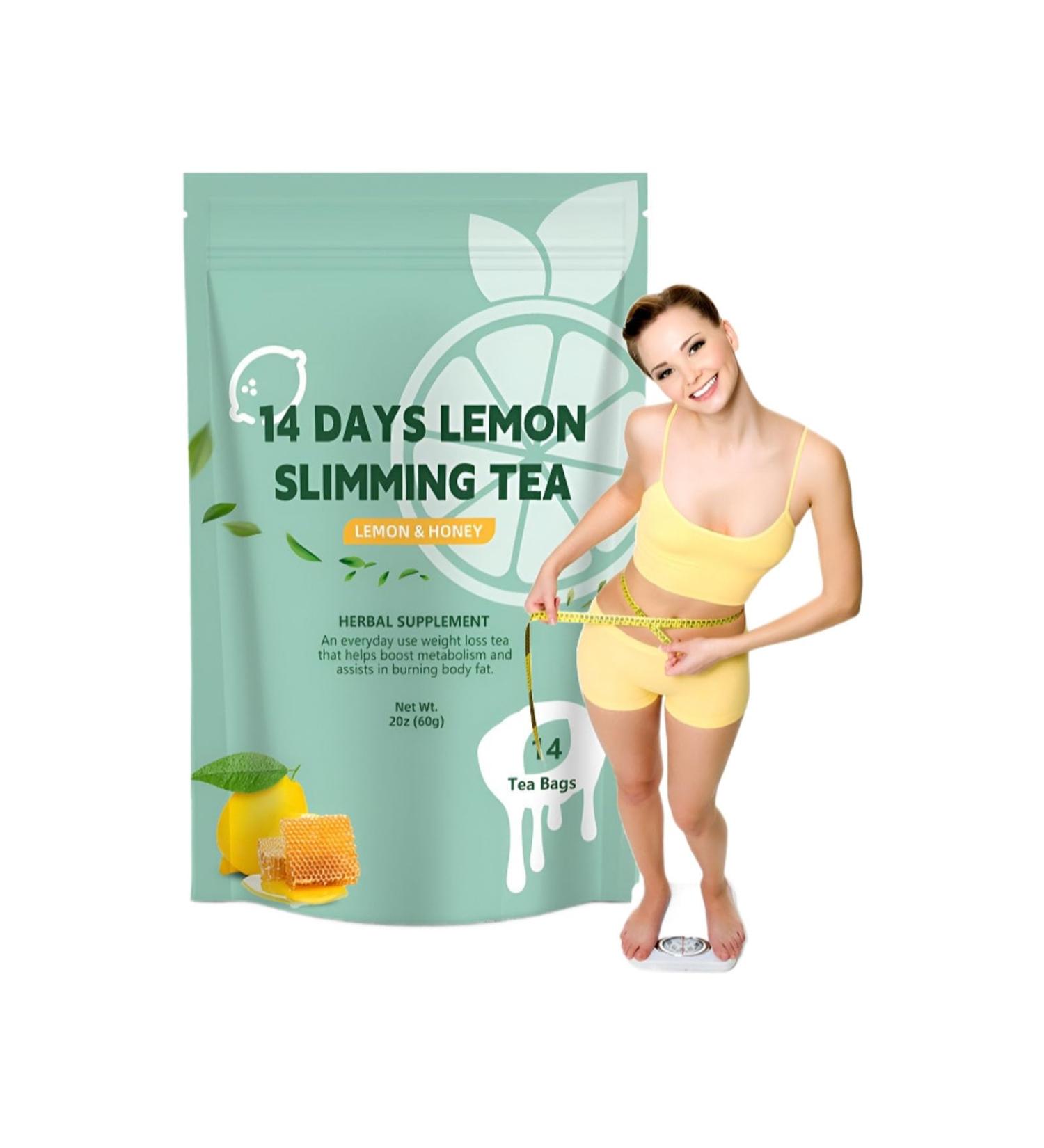 Th Vert Citronn 14 Jours - D tox Naturelle Soutien La Gestion Du Poids Formule Minceur(3PC) - Buy Online on GoSupps.com