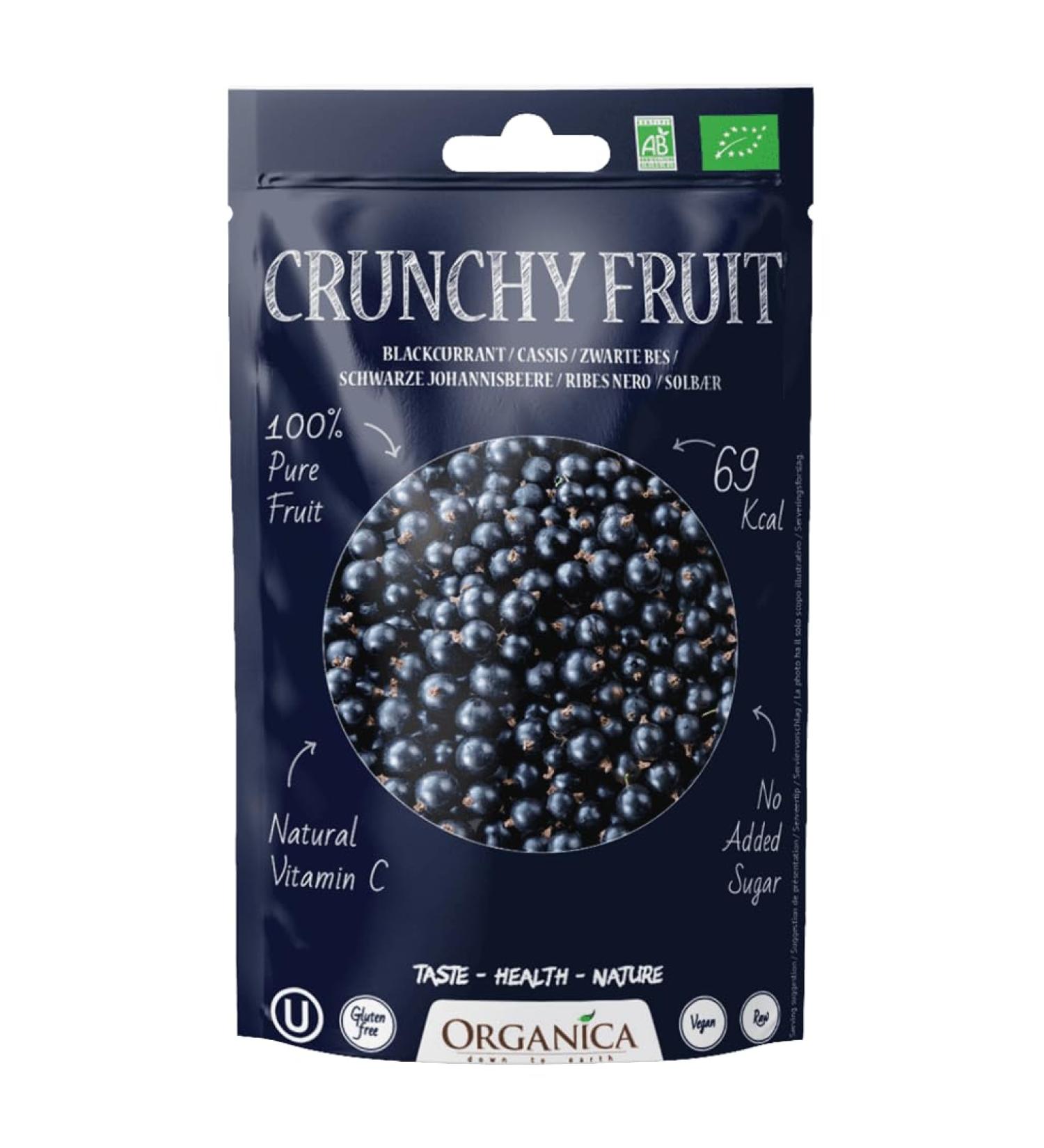 ORGANICA CRUNCHY FRUITS CASSIS
