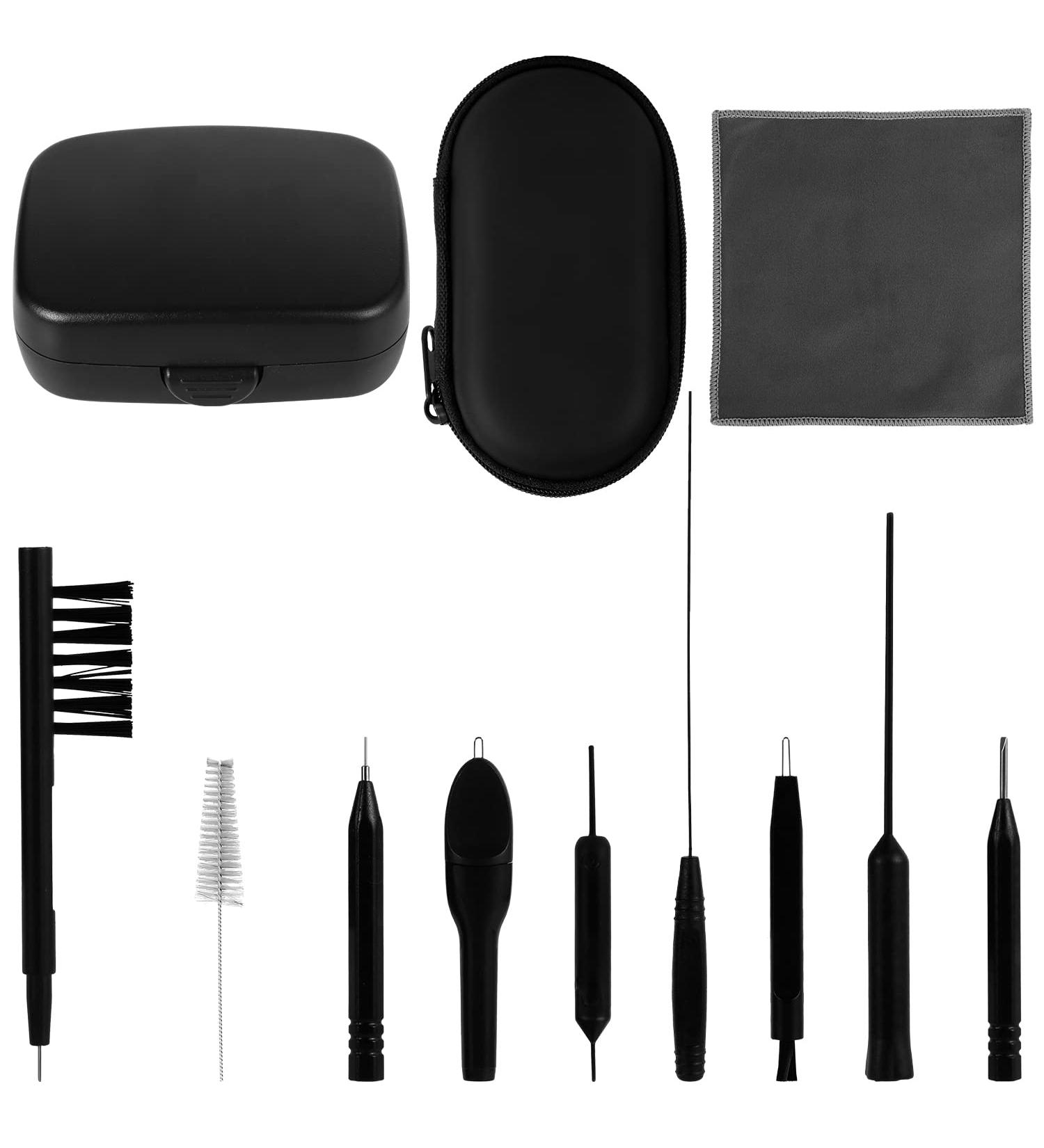 12pcs Hearing Aid Cleaning Kit with Storage Case - Opticon Hearing Aid Cleaning Tools - Buy Online on GoSupps.com