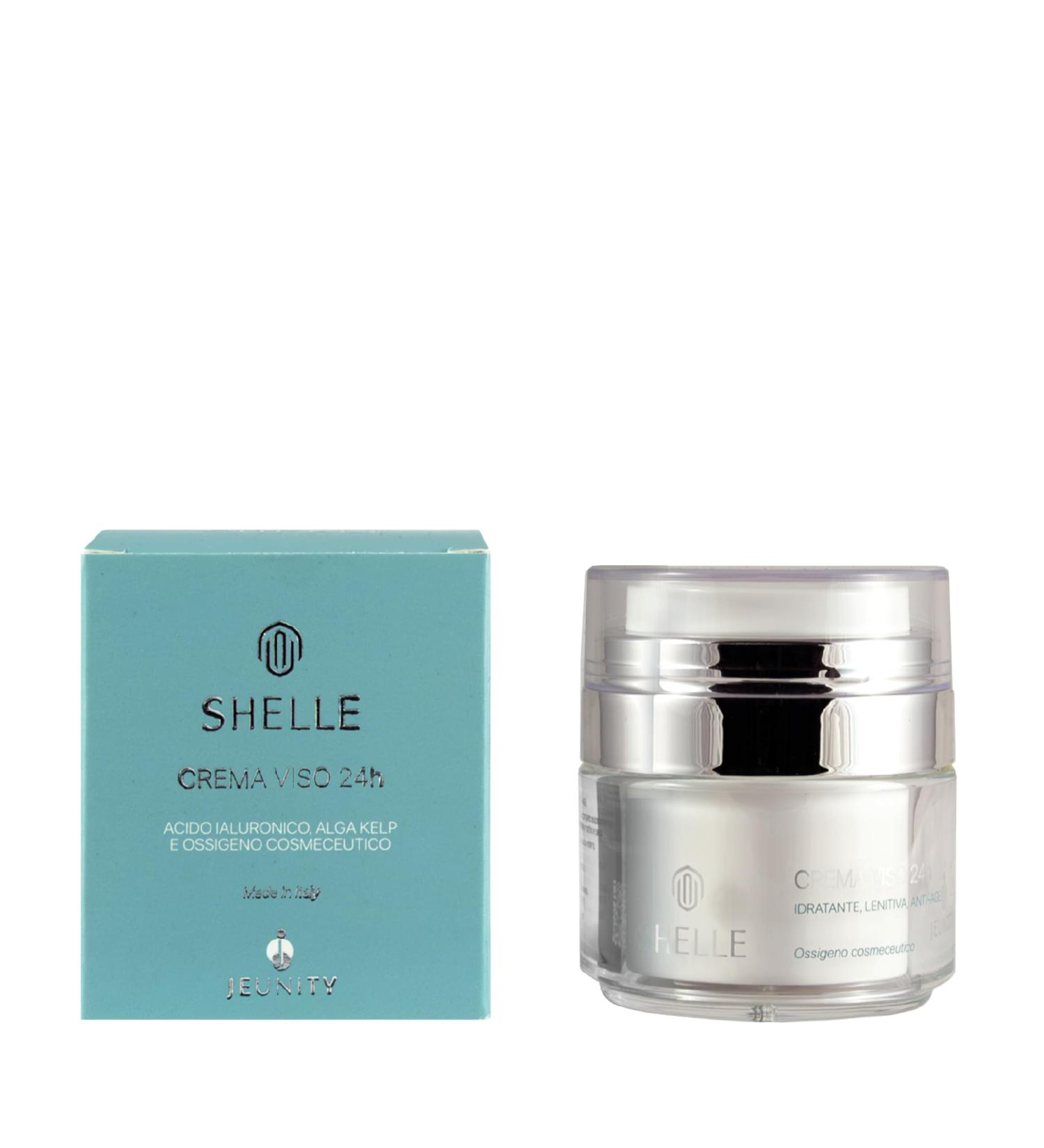 Jeunity Shelle Cosmeceutical face cream with oxygenozone Moisturizing soothing antiaging immediate action after 15 minutes Certified 30 ml - Buy Online on GoSupps.com