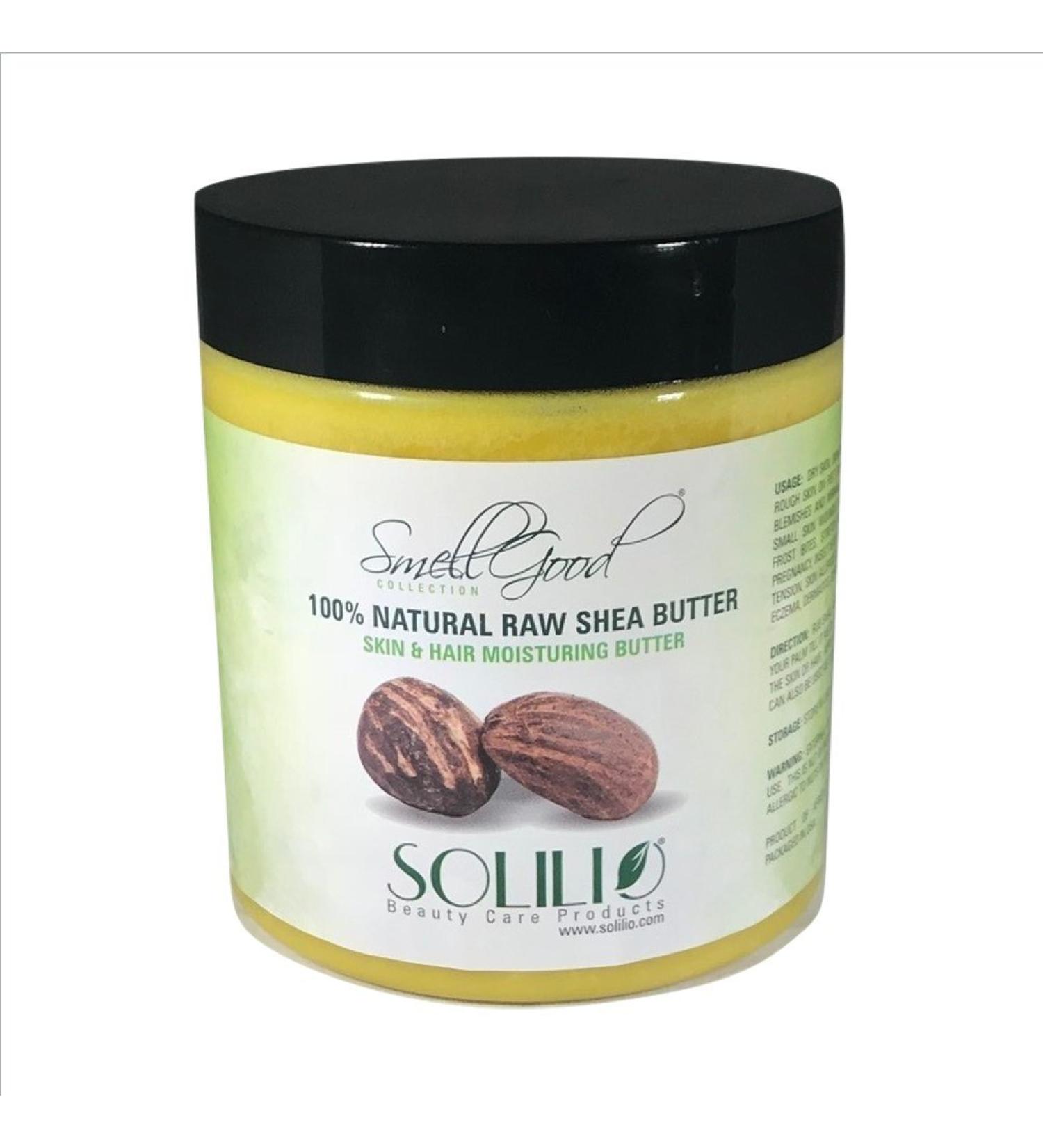 Premium African Shea Butter - Pure Raw Unrefined Ivory (16oz) | Doubled Filtered | 66 Pack 100% Natural Skincare - Buy Online on GoSupps.com