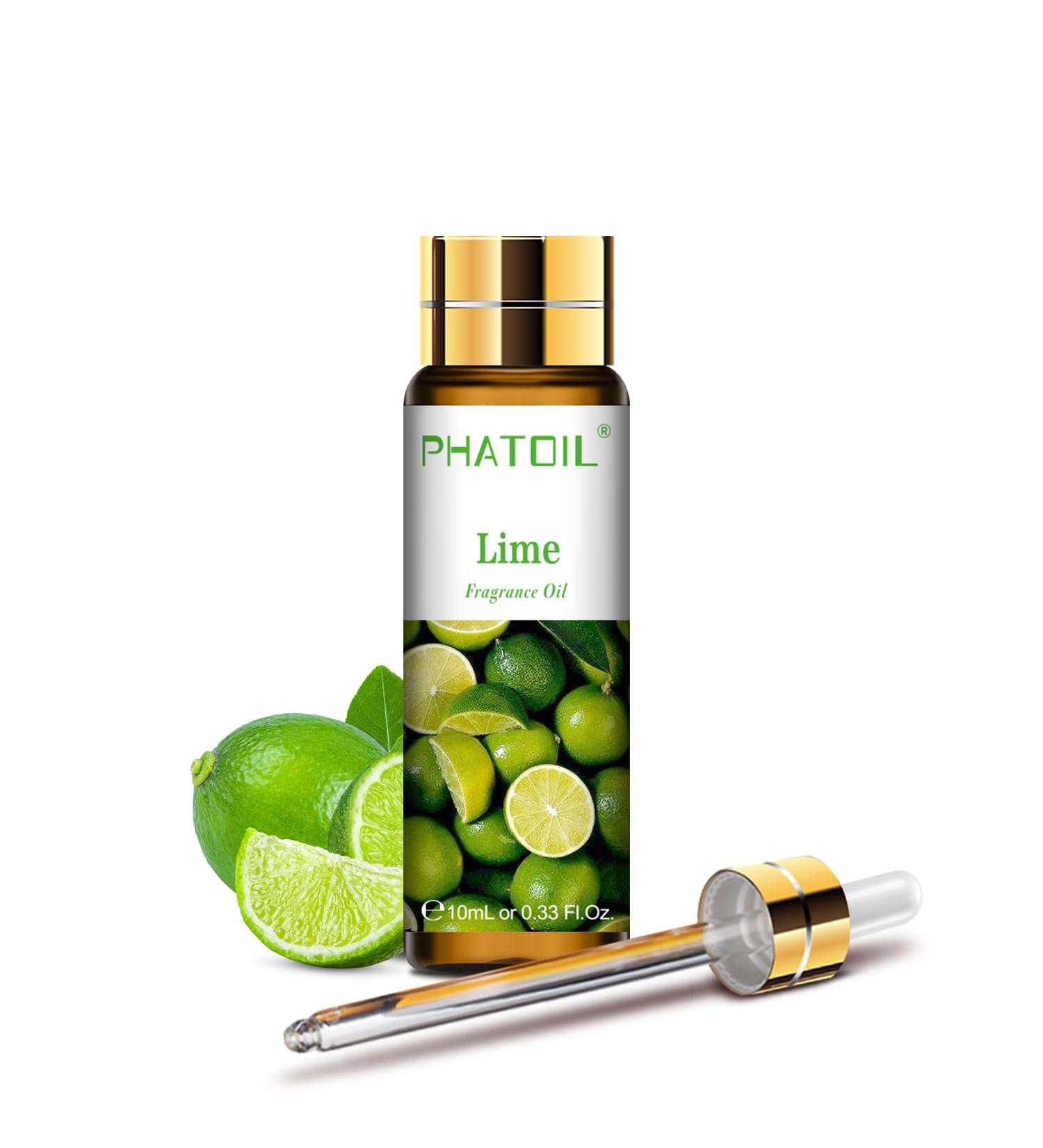 PATOIL Lime Fragrance Oil - 10ml for Aromatherapy, Soap and Candle Making - Buy Online on GoSupps.com
