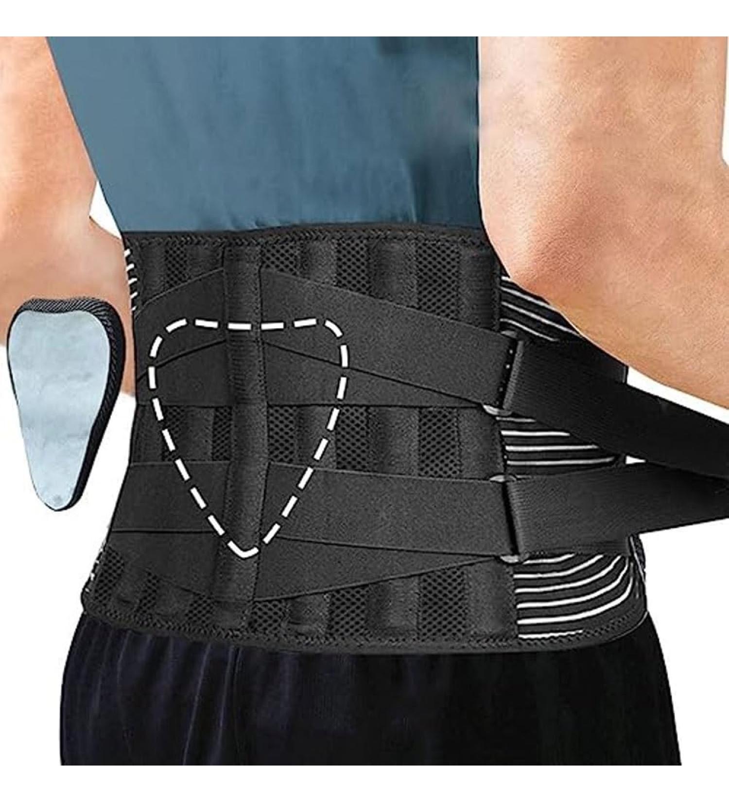 Wgust Lumbar Support Belts for Men & Women - Prevent Back Pain & Injuries | Sports Gym & Work - Adjustable Two-Way Compression (SI XXL) - Buy Online on GoSupps.com