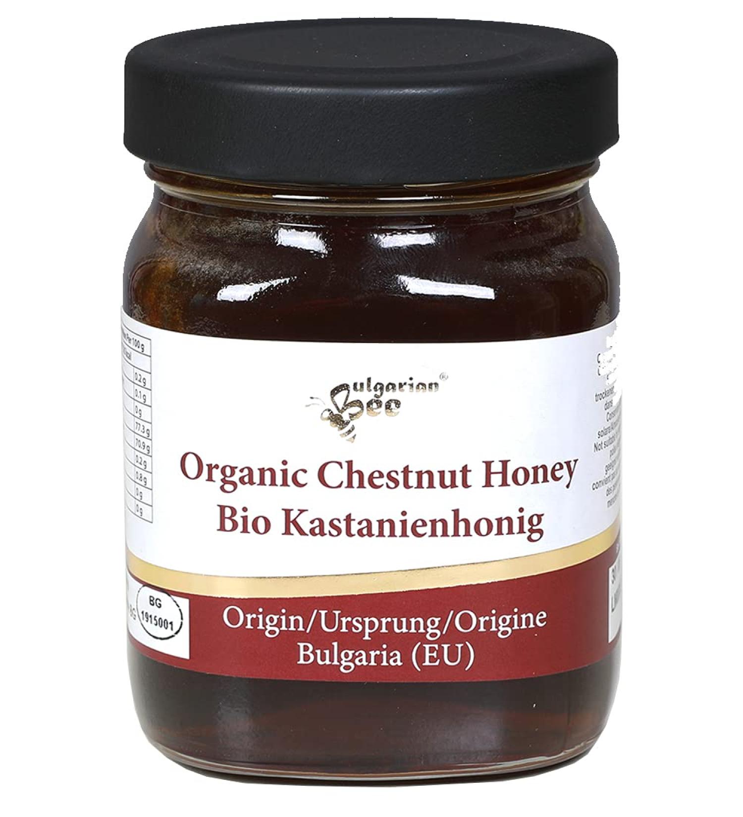 450 g Organic Raw Chestnut Blossom and Honeydew Bee Honey - Buy Online on GoSupps.com