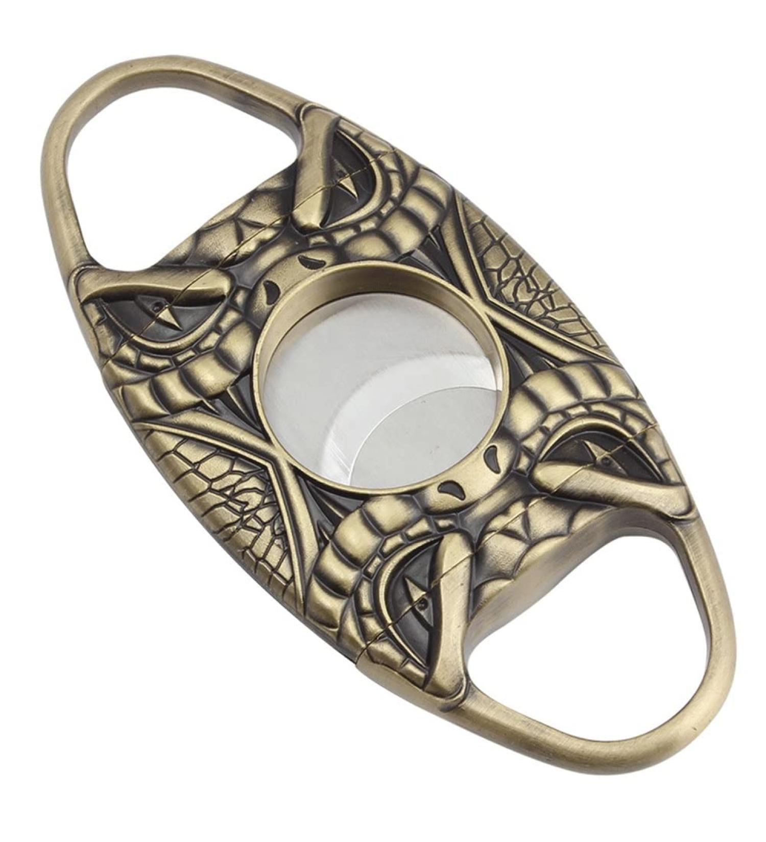 KANDUO Premium Cigar Cutter - Portable Cigar Cutters Double Bladed Stainless Steel Cigar Cutter Stainless Steel Cigar Cutter Perfect for Used by Cigar Lovers (Color : Gold) - Buy Online on GoSupps.com