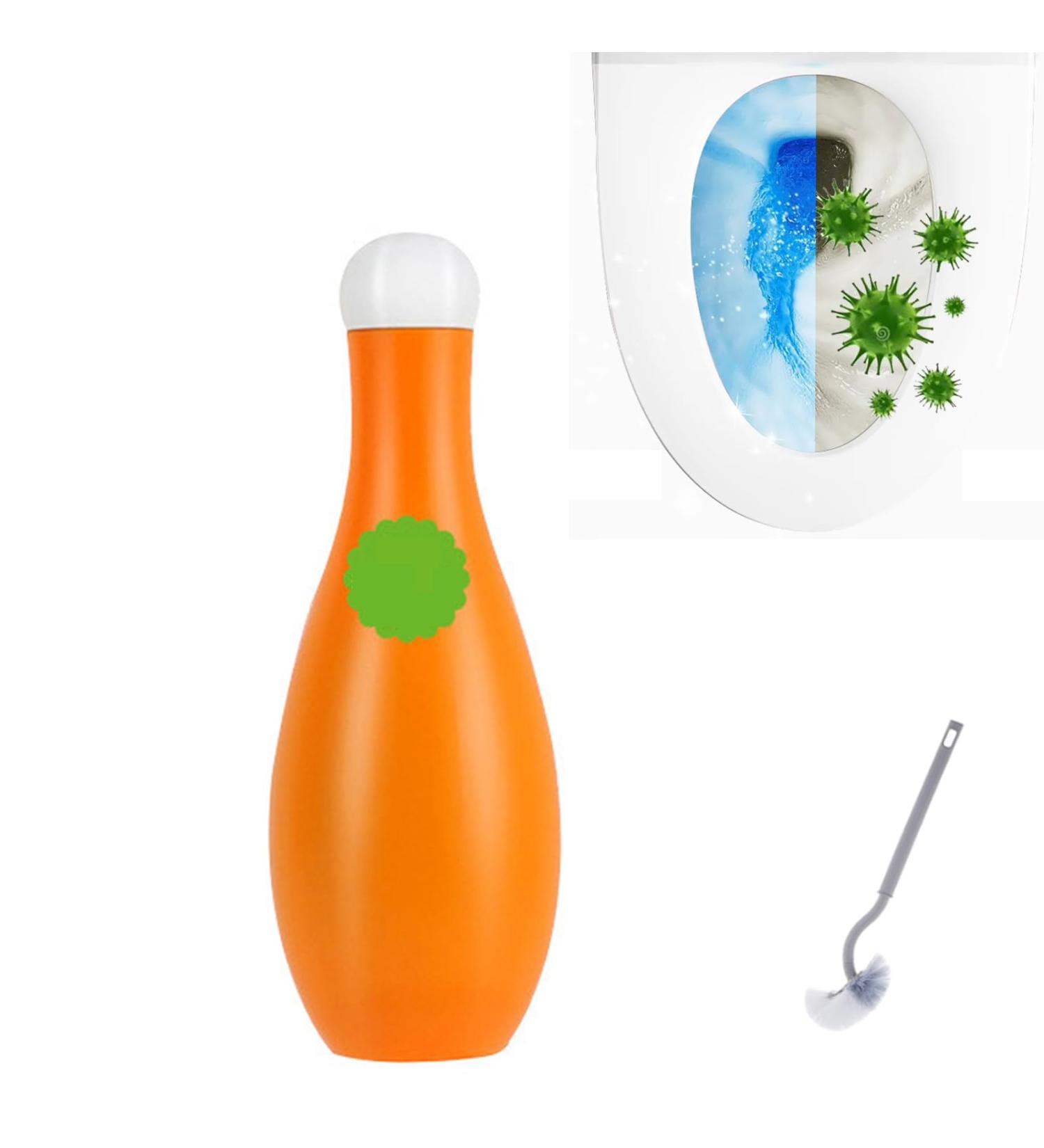 Bowling Blue Bubble Toilet Bowl Cleaner Automatic Long-Lasting Toilet Bowl Cleaner in Bottle Toilet Fresheners Deodorizing and Descaling Multi Functional Cleaning Agent for Toilet Tank (1 Pcs 300g) - Buy Online on GoSupps.com