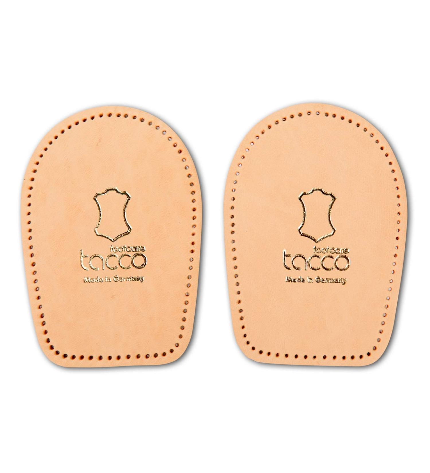 TaccoFix Leather Heel Support Pad with RelaxFlex Cushion - Men Women (Size 41-43 EUR/US M8-M10) - Buy Online on GoSupps.com