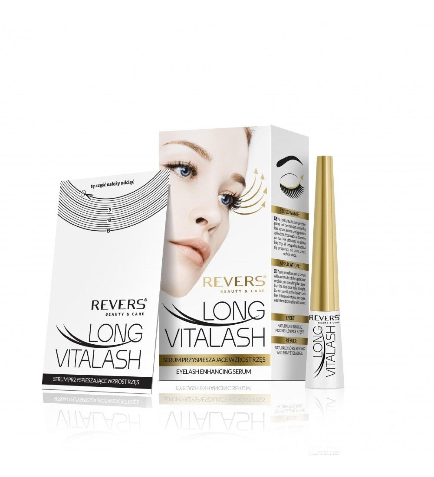 REVERS COSMETICS Nverst rk Vitalash Long Rehydrating Serum with Widelas Formula Pro-Vitamin B5 and Allantoin