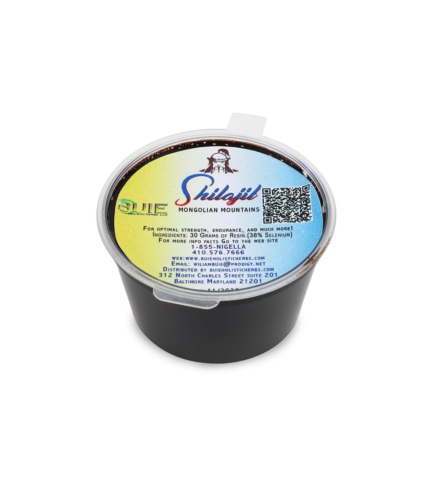 Buie Authentic Mongolian Shilajit Resin - Pure Source of Fulvic Humic Blend | Ayurvedic Rejuvenation Supplement | 30 GMS - Buy Online on GoSupps.com