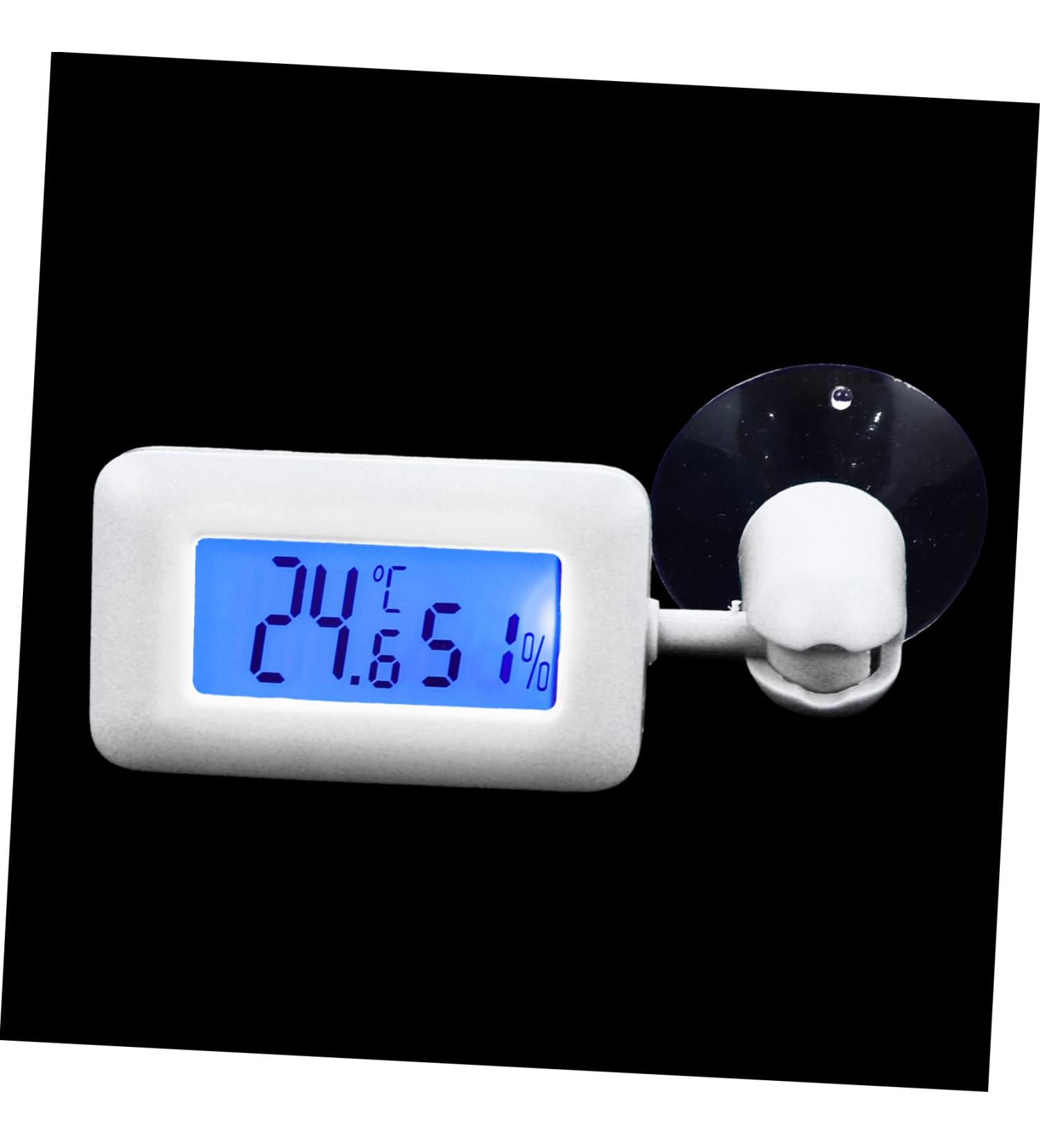 Fondotin Reptile Hygrometer - Digital Moisture & Temperature Meter for Terrariums | Mini-Hygrometer & Thermometer | Ideal for Bearded Dragons & Reptile Accessories - Buy Online on GoSupps.com