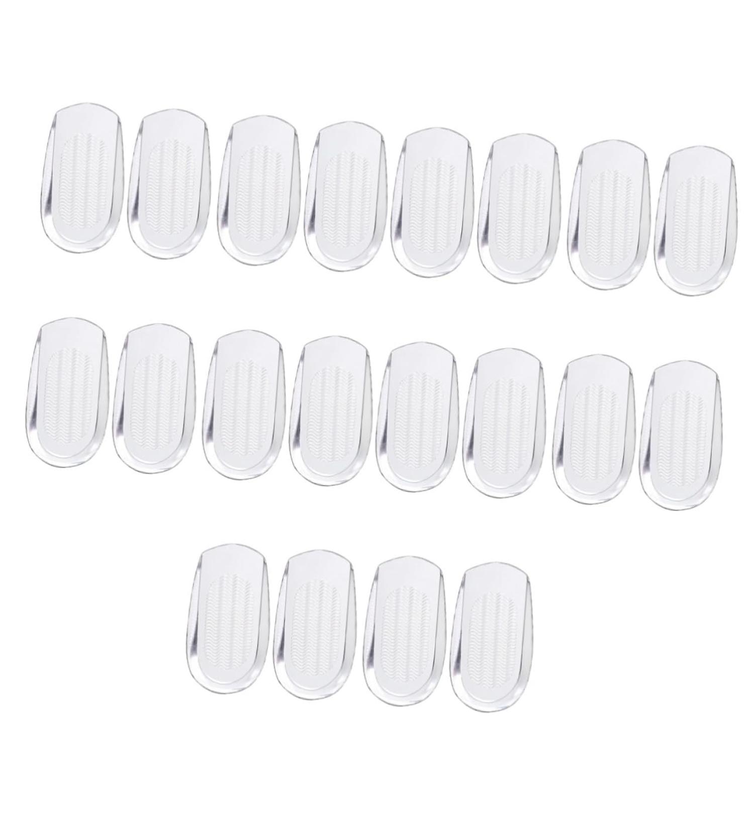 GLEAVI Heel Pads - 10 Pairs Anti-Wear Gel Cups for Men & Women | Non-Slip Plantar Inserts & Sneaker Cushions - Comfortable Shoe Inserts for All-Day Support - Buy Online on GoSupps.com