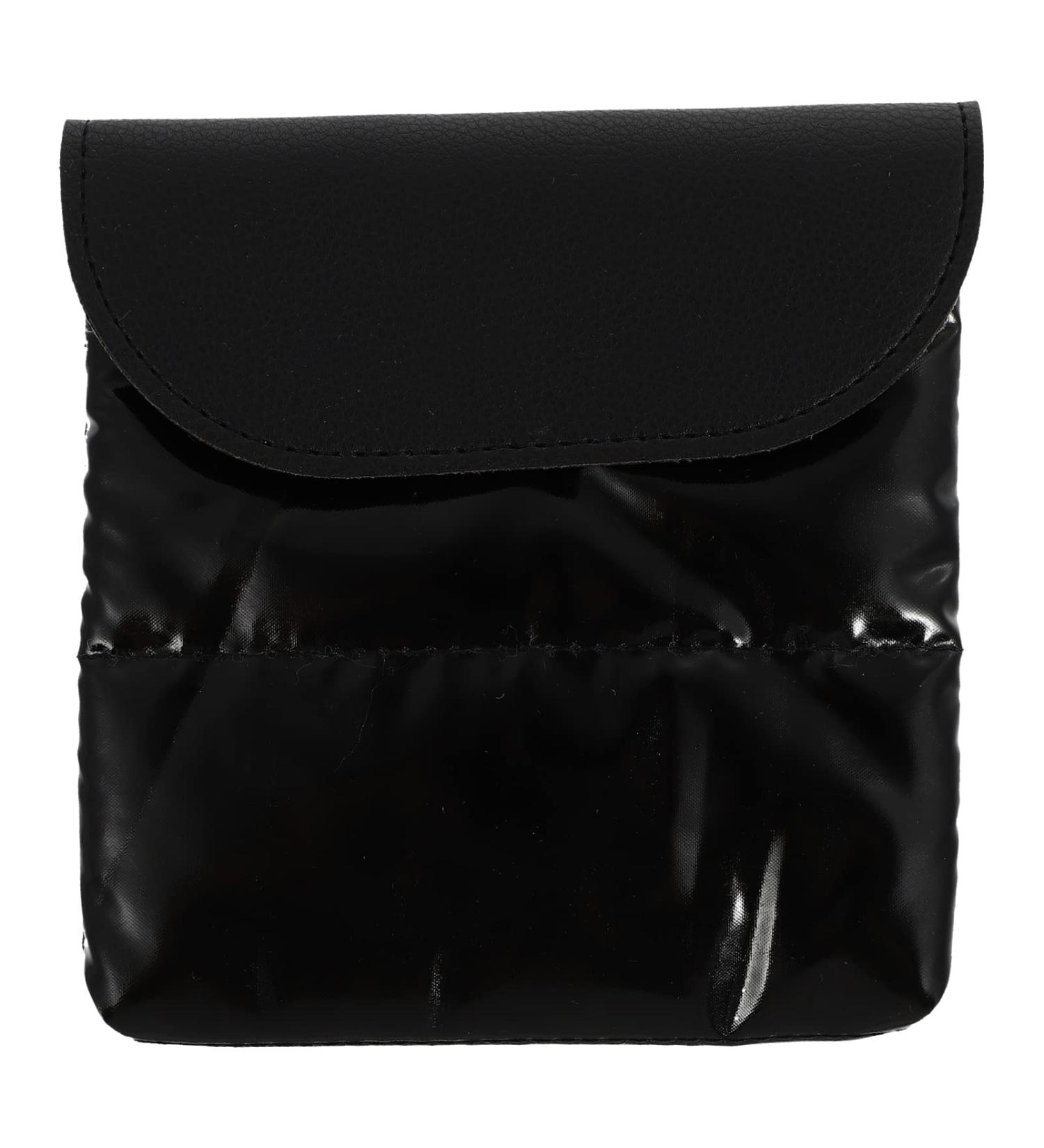 VALICLUD Travel Toiletry Bag Sanitary Napkin Holder & Organizer - Portable Pad Pouch, Earphone & Coin Purse - Black Tote Insert - Buy Online on GoSupps.com
