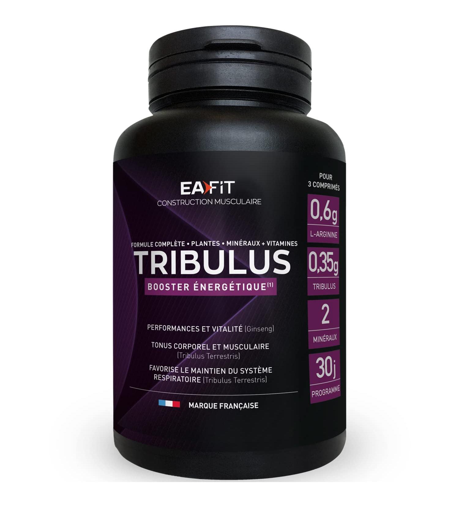 EAFIT - Tribulus - Tribulus terrestris - Boost performance tone and vitality - Plants minerals and vitamins - 90 tablets - Buy Online on GoSupps.com
